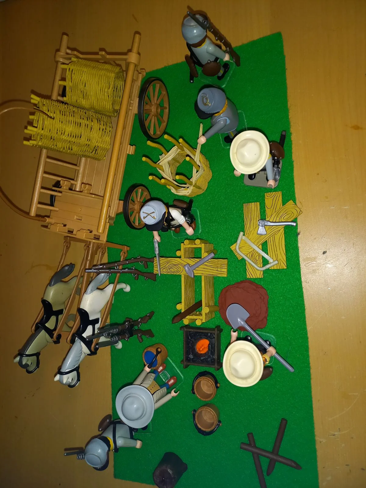 Custom Playmobil ACW  3D -  1 construction de rempart- fortification - redoute