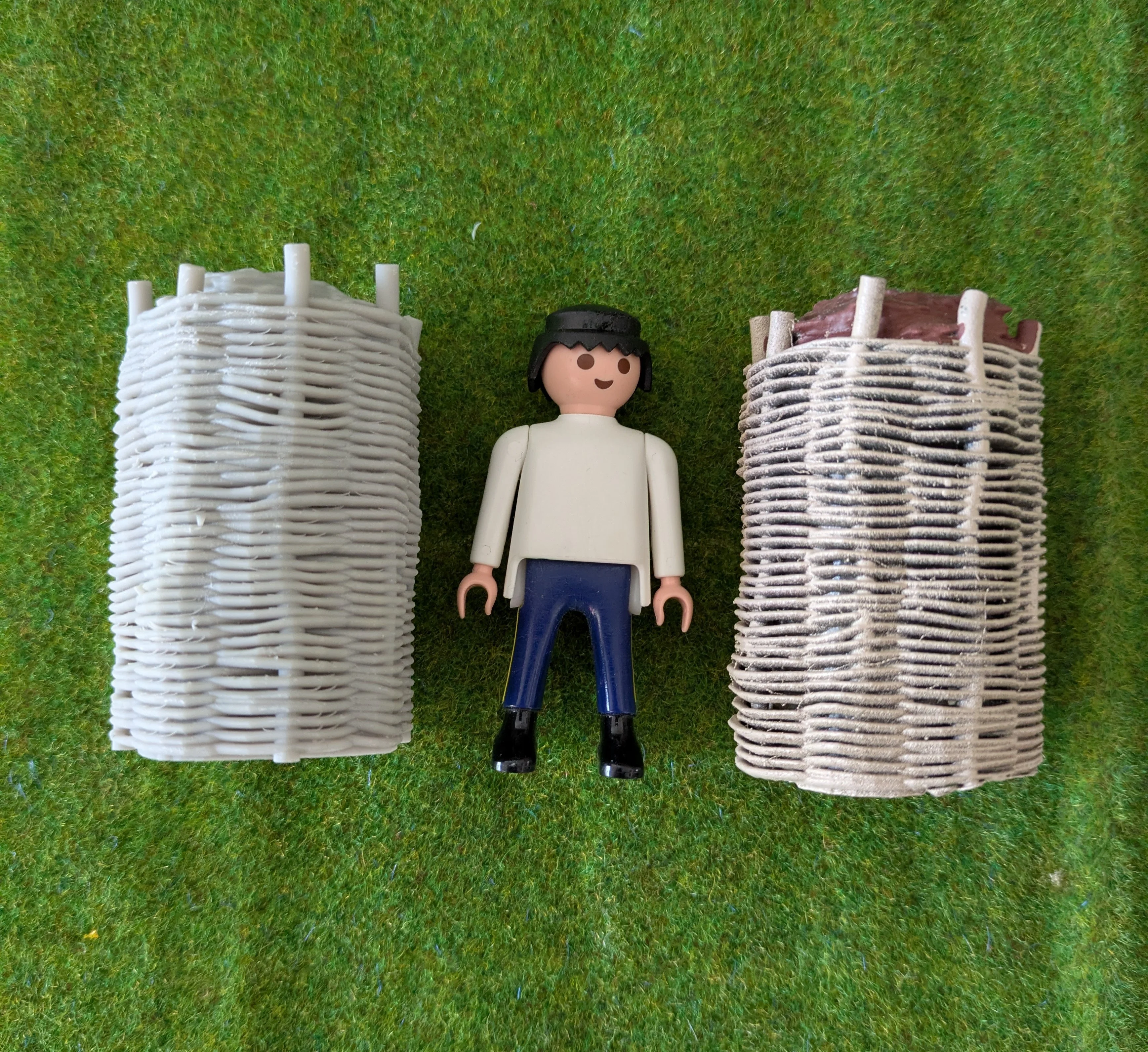 Custom Playmobil ACW 3D - 1 grande redoute - fortification - rempart