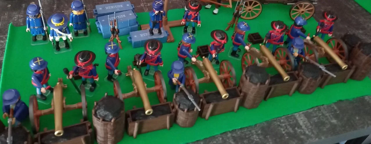 Custom Playmobil ACW 3D - 1 grande redoute - fortification - rempart