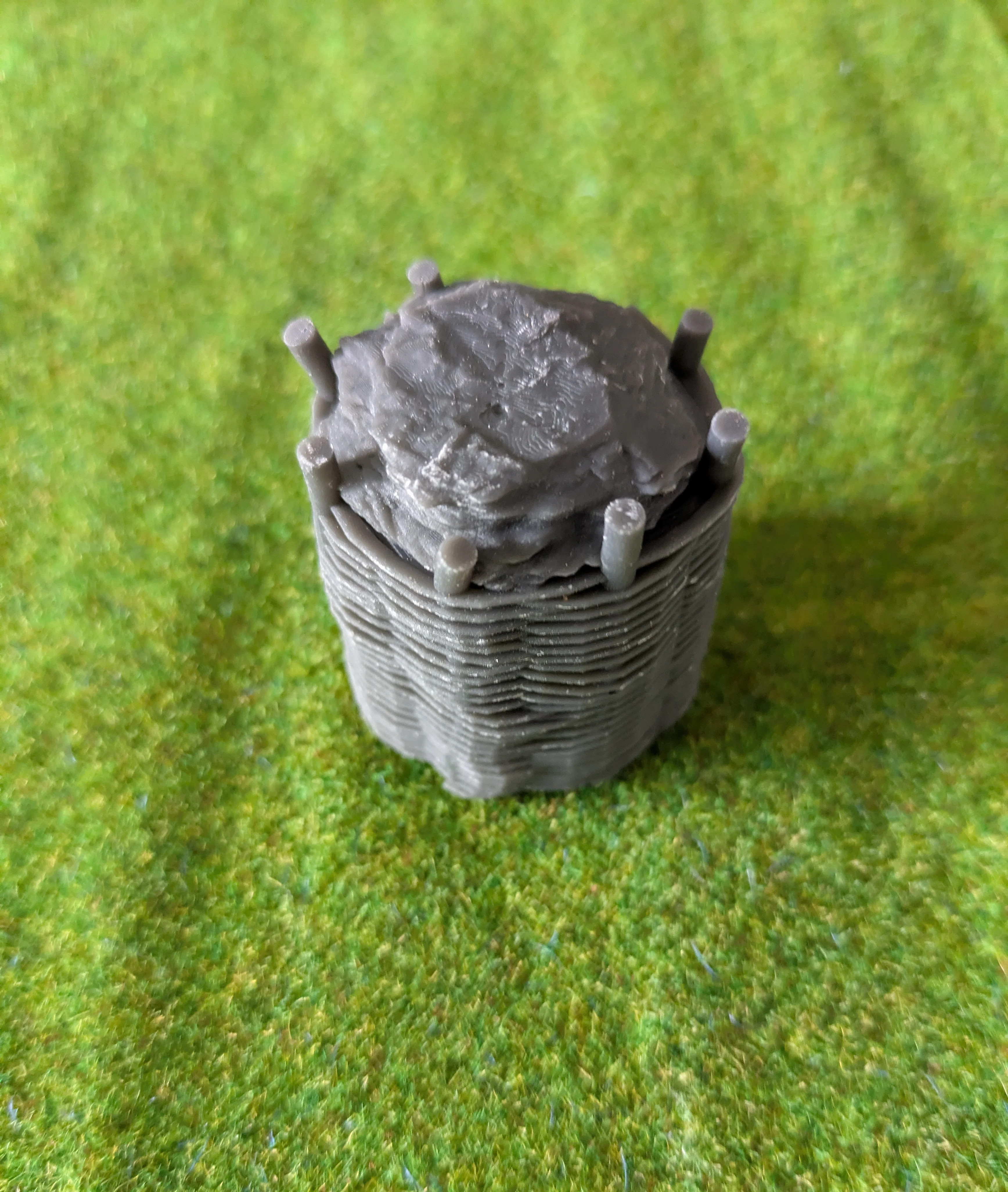 Custom Playmobil ACW 3D - 1 petite redoute - fortification - rempart