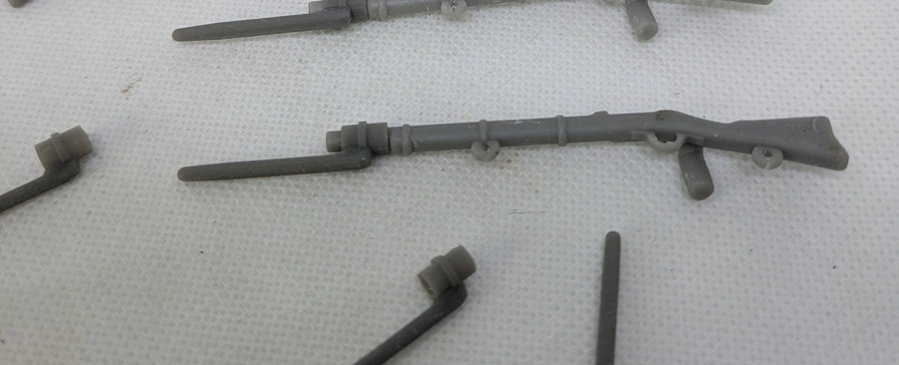 Custom Playmobil ACW en impression 3D - Lot 5 fusils Springfield + baïonnettes