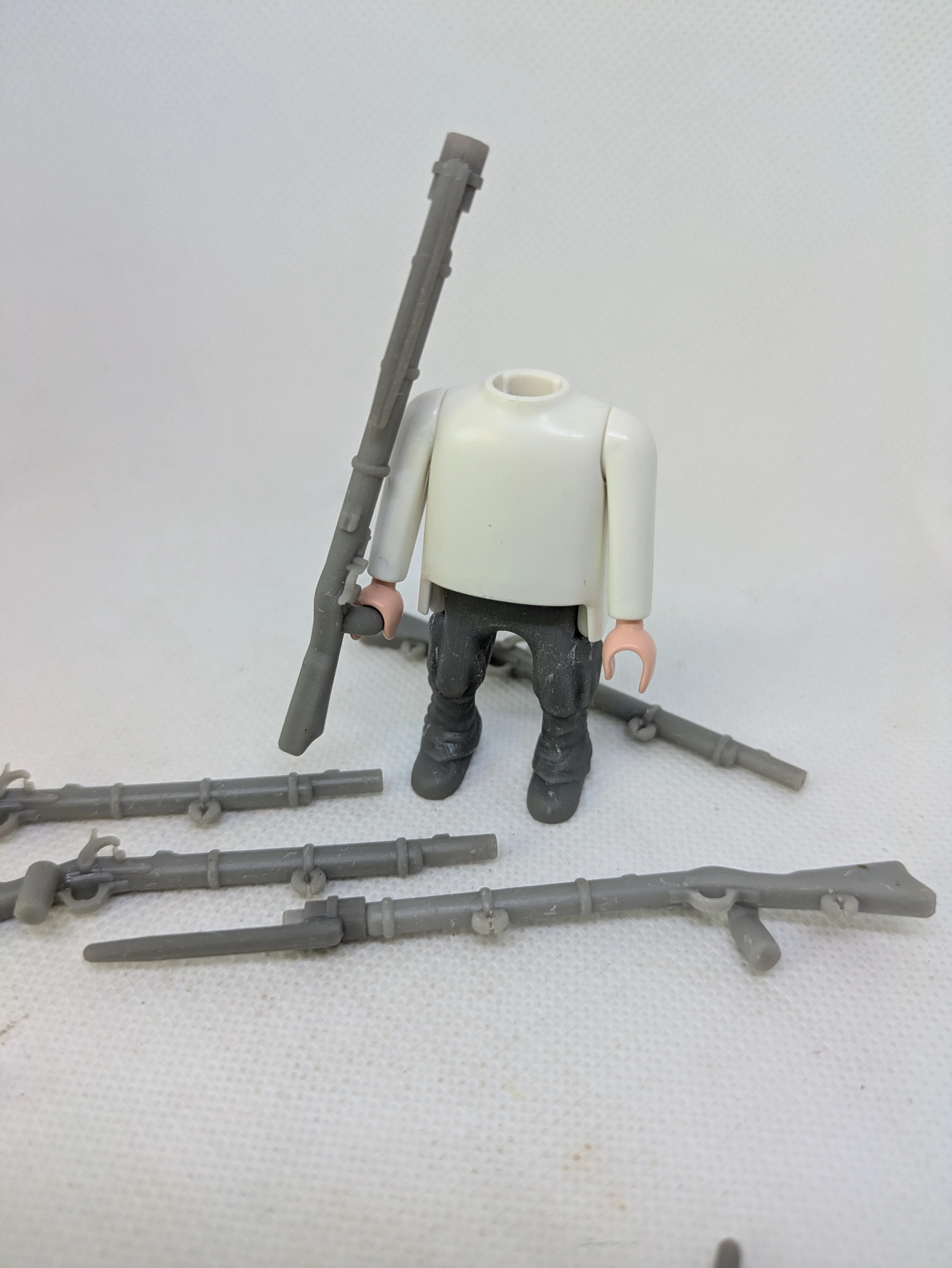 Custom Playmobil ACW en impression 3D - Lot 5 fusils Springfield + baïonnettes