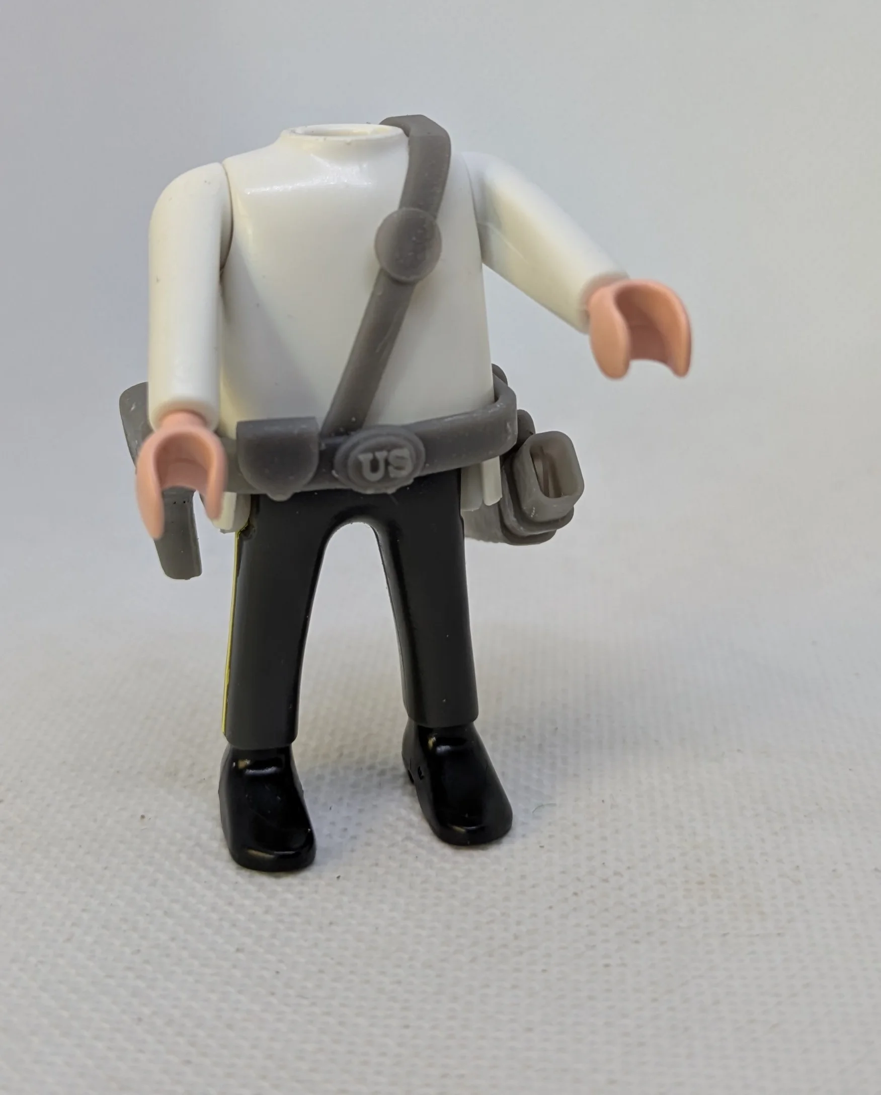 Custom Playmobil ACW en impression 3D - Nordiste soldat cavalerie - harnais 10