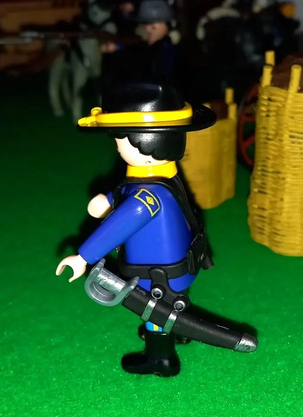 Custom Playmobil ACW en impression 3D - Nordiste soldat cavalerie - harnais 10