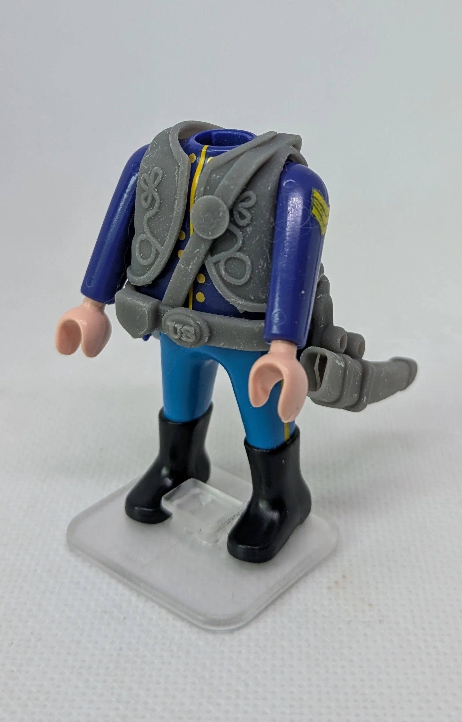 Custom Playmobil ACW en impression 3D - Nordiste soldat Zouave - harnais 31