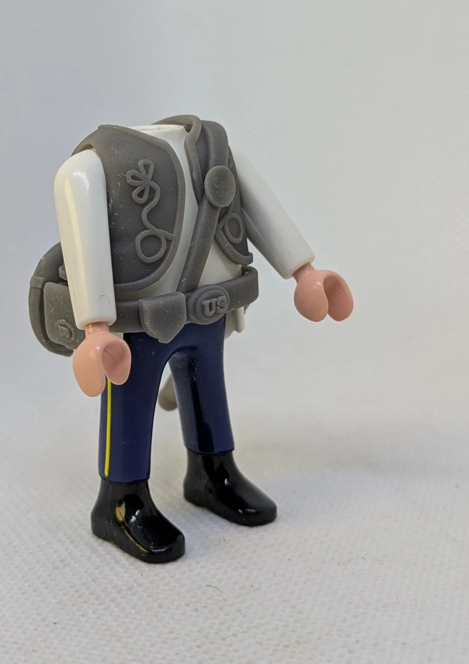 Custom Playmobil ACW en impression 3D - Nordiste soldat Zouave - harnais 32