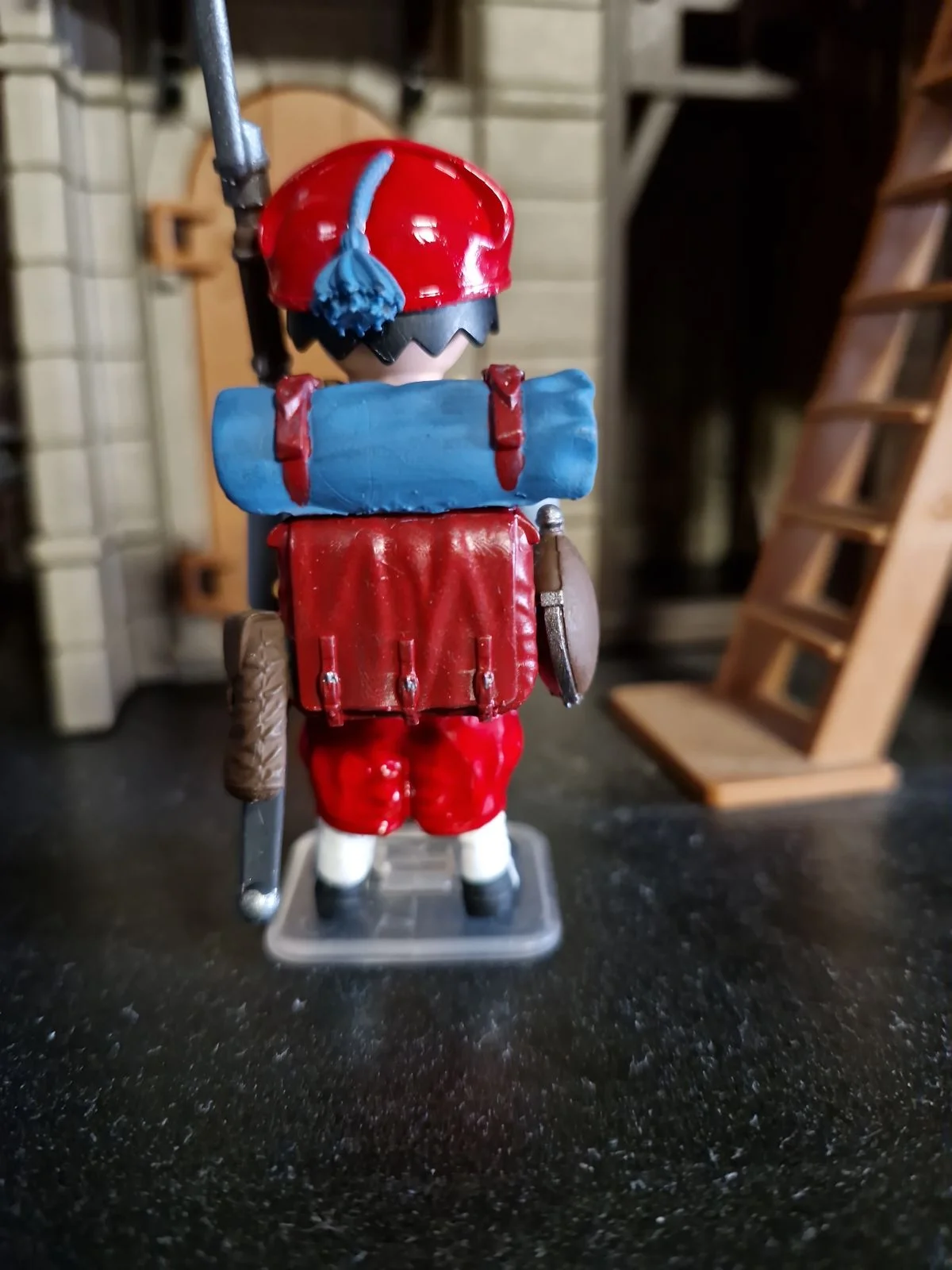 Custom Playmobil ACW en impression 3D - Nordiste soldat Zouave - harnais 35