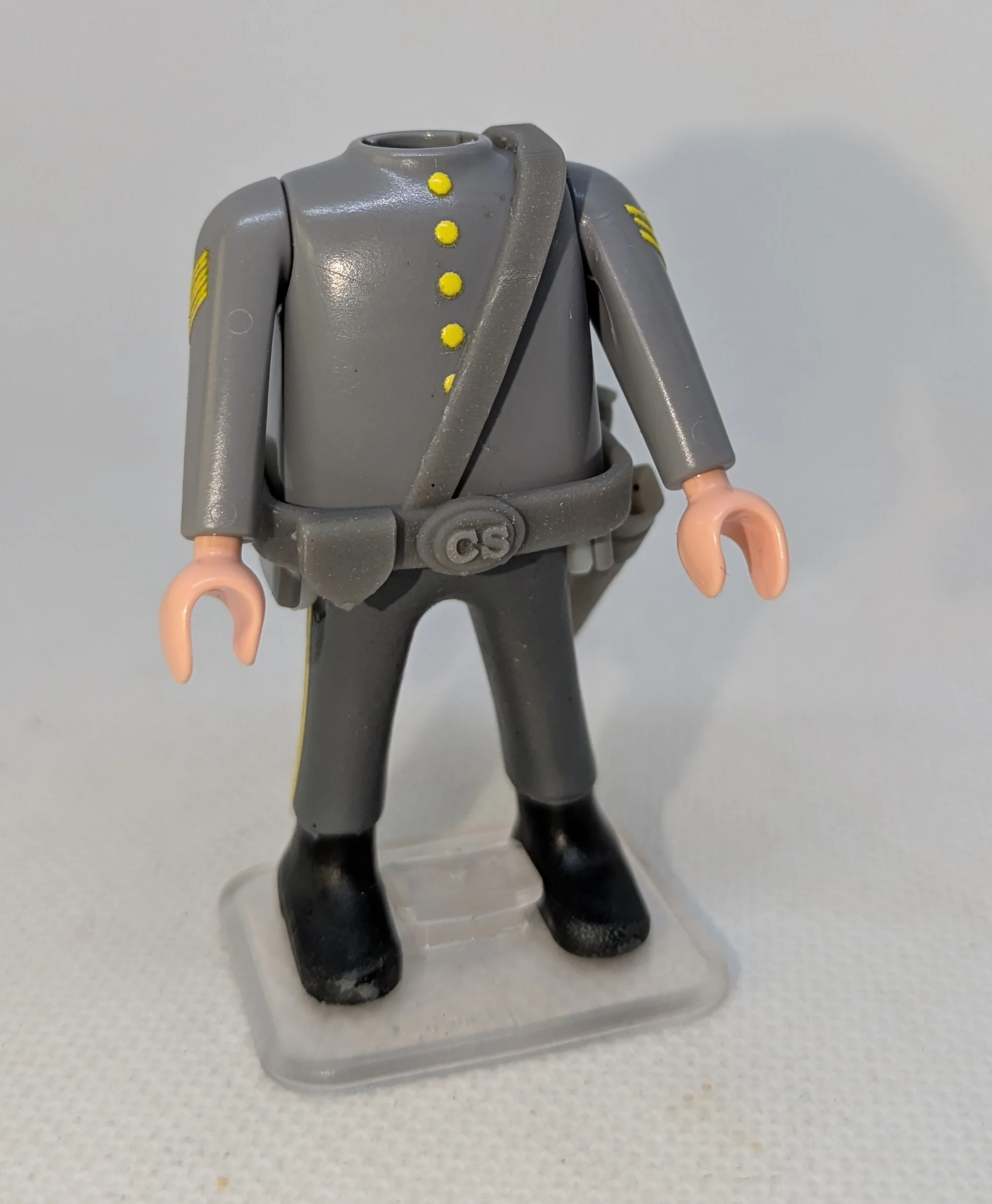 Custom Playmobil ACW en impression 3D - Sudiste soldat - harnais 23