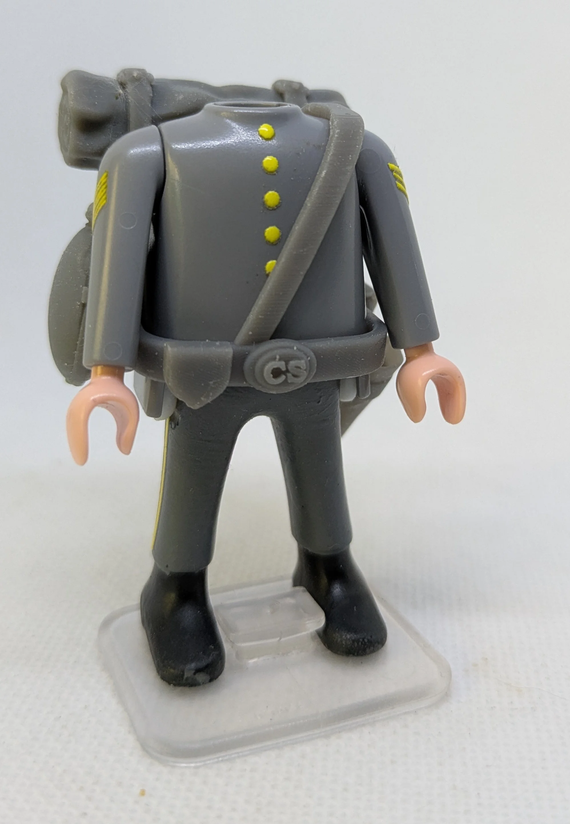 Custom Playmobil ACW en impression 3D - Sudiste soldat - harnais 25