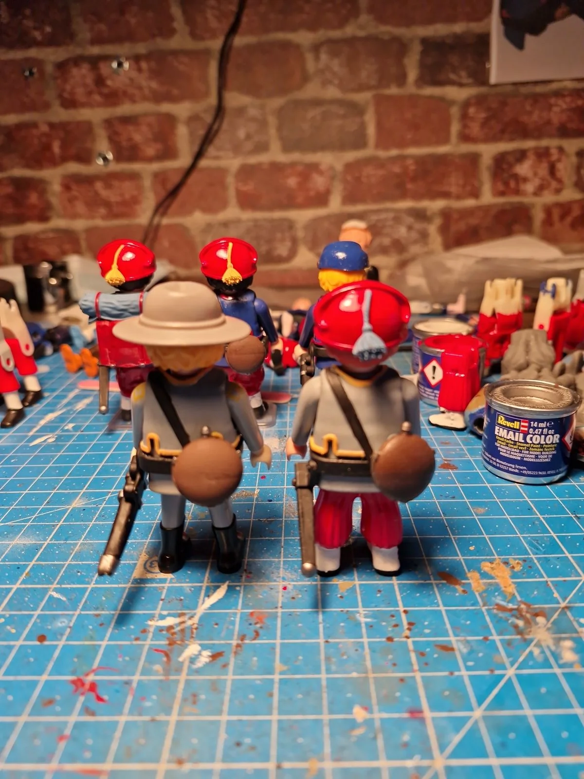 Custom Playmobil ACW en impression 3D - Sudiste soldat Zouave - harnais 41