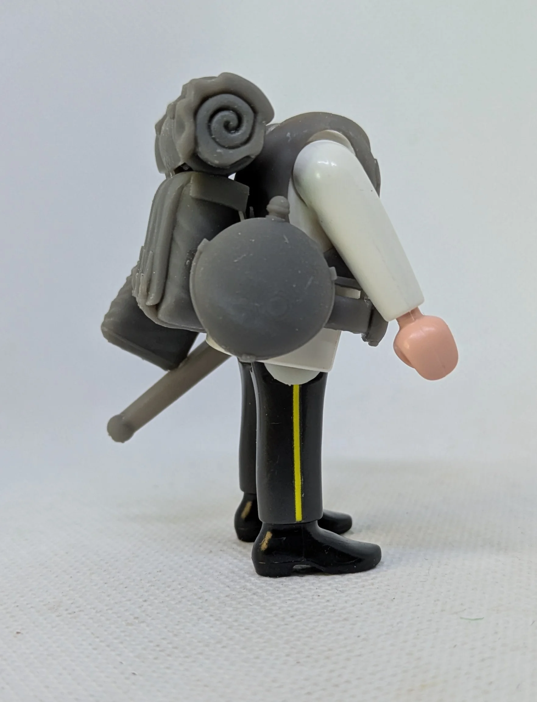 Custom Playmobil ACW en impression 3D - Sudiste soldat Zouave - harnais 45