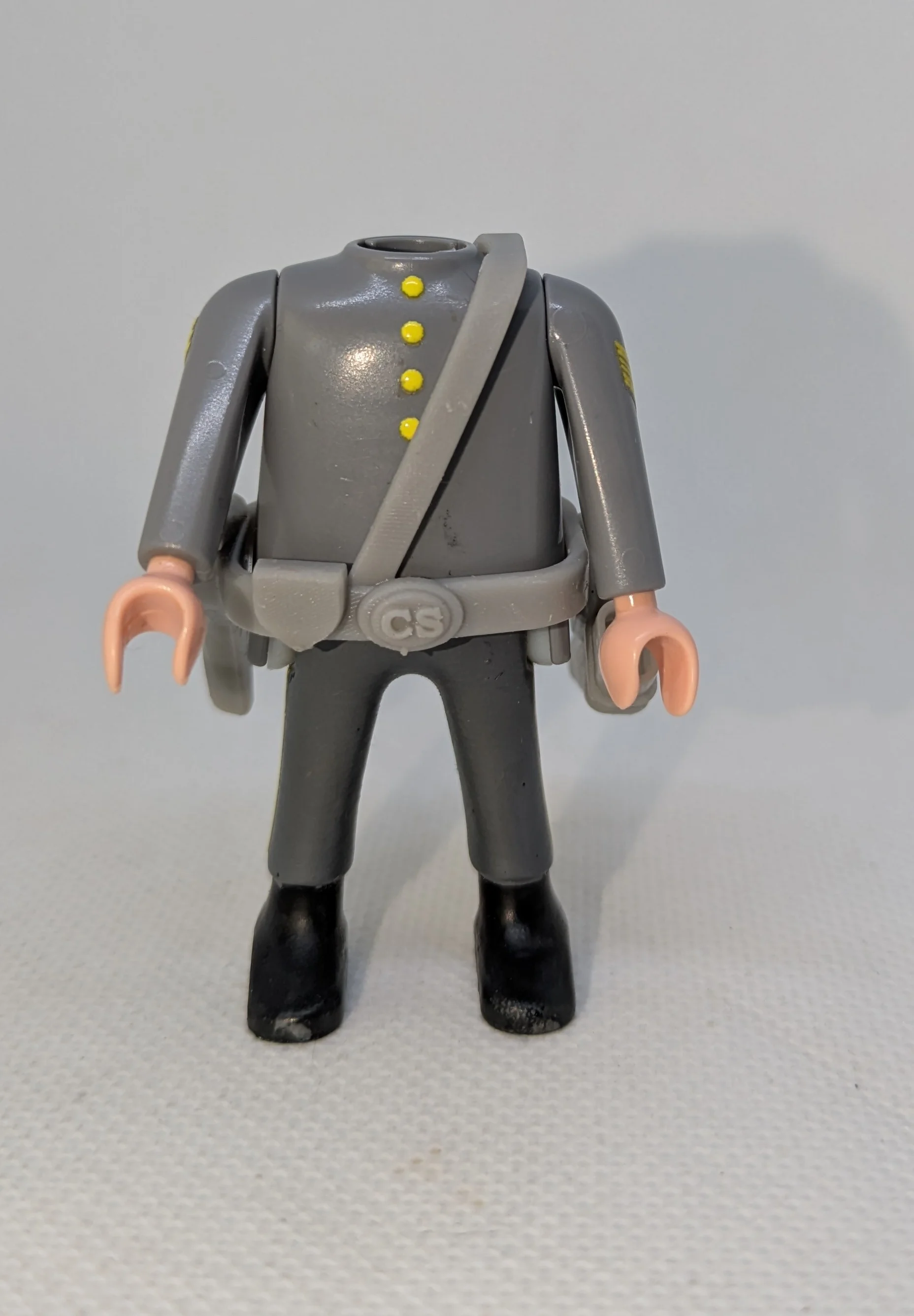 Custom Playmobil ACW en impression 3D - Sudiste spécial cavalerie - harnais 20