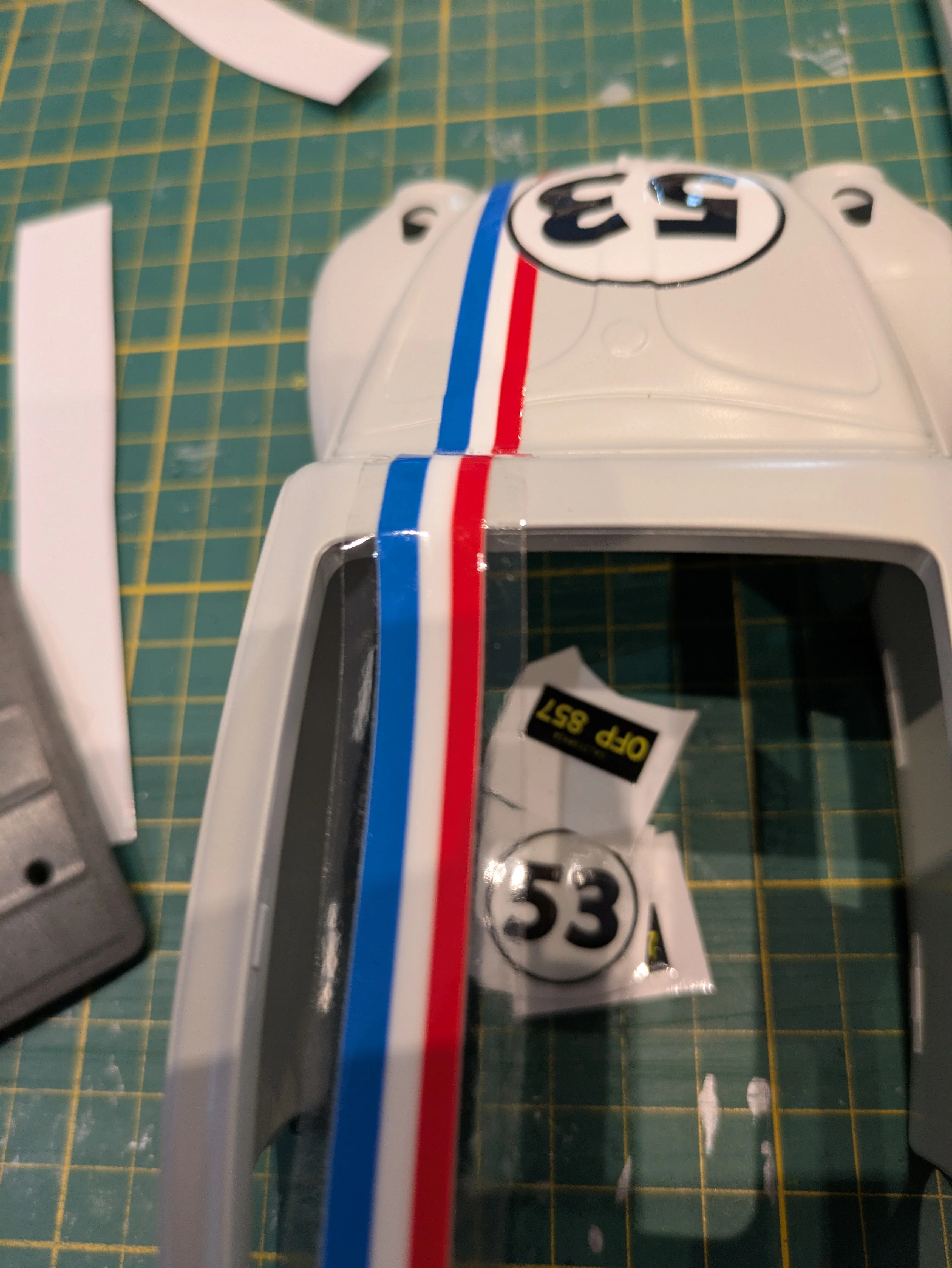 Custom Playmobil Cinéma Décalcomanie adhésive - choupette - coccinelle Herbie