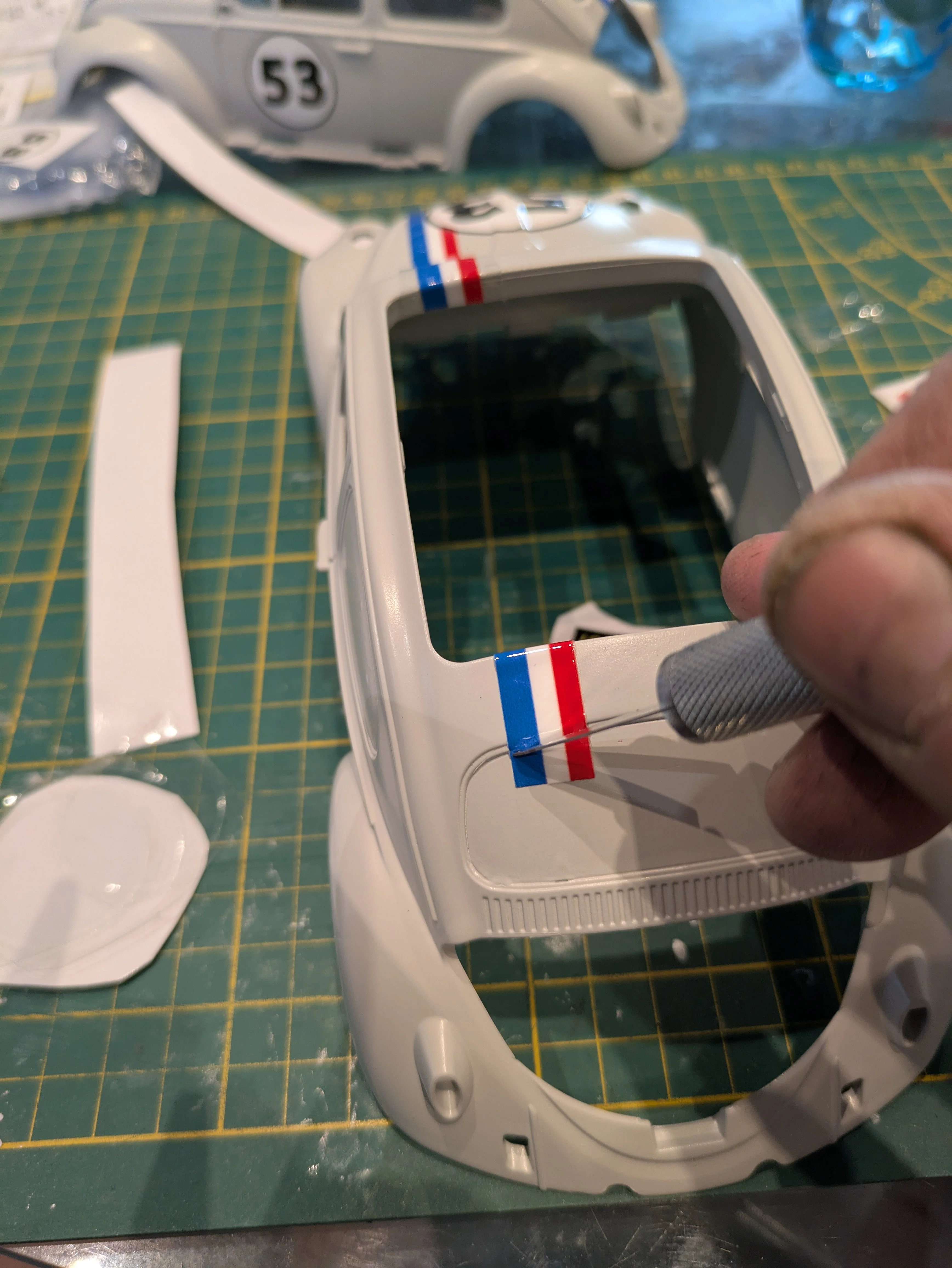 Custom Playmobil Cinéma Décalcomanie adhésive - choupette - coccinelle Herbie