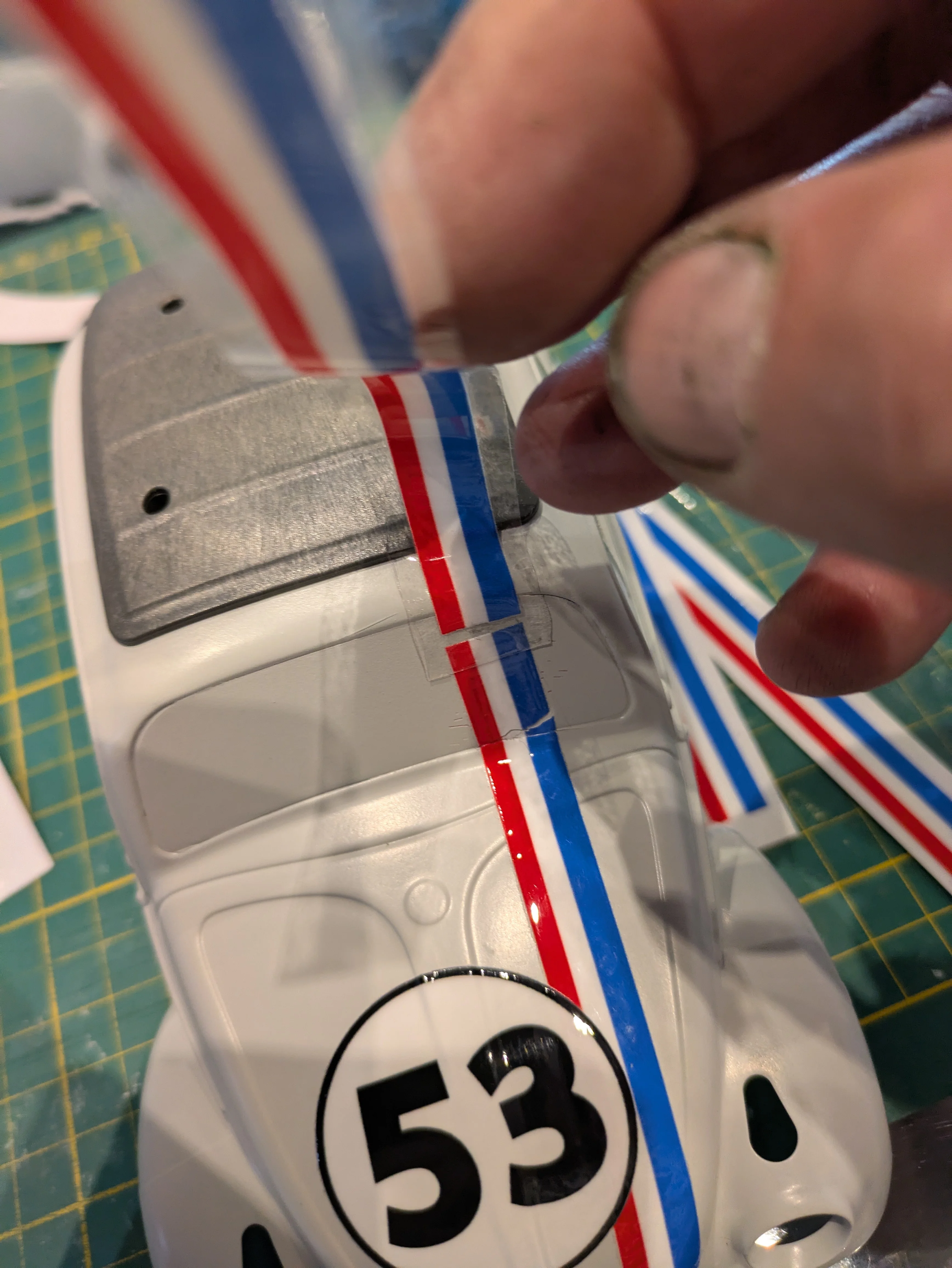 Custom Playmobil Cinéma Décalcomanie adhésive - choupette - coccinelle Herbie