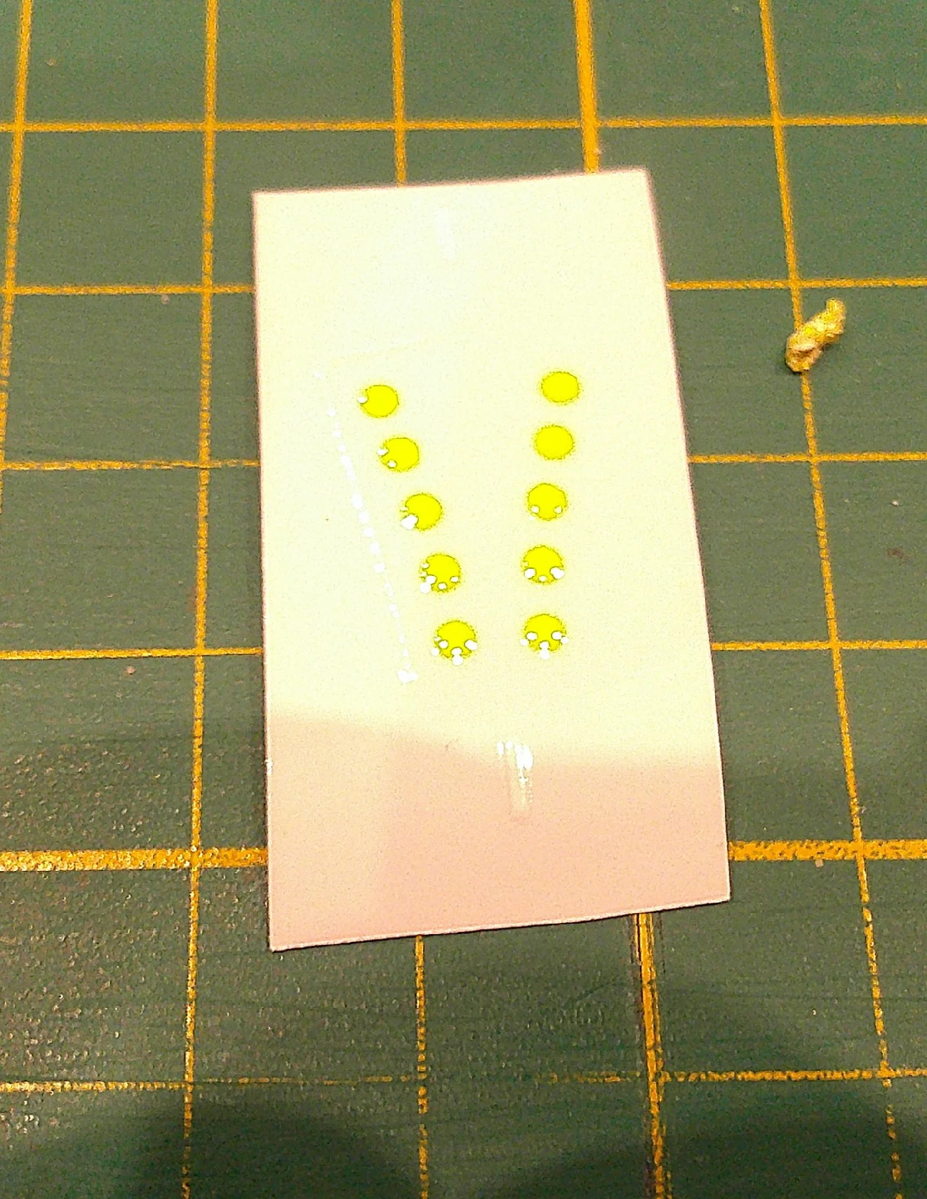 Custom Playmobil Décalcomanie adhésive - ACW - 1900 - plastron bouton jaune N70