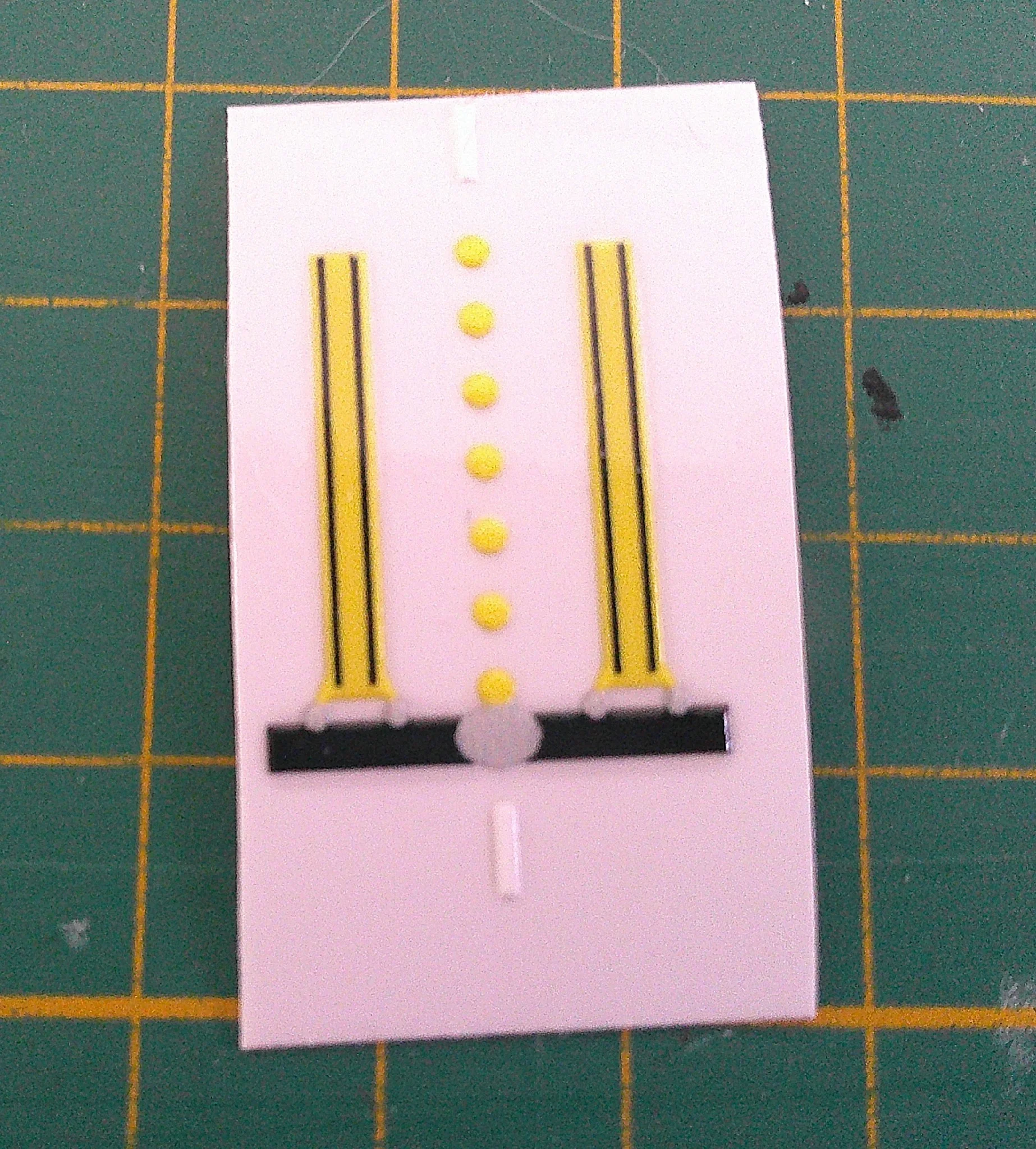 Custom Playmobil Décalcomanie adhésive - ACW - 1900 - plastron jaune 100