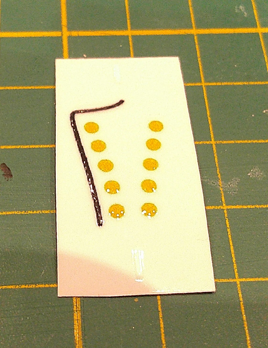 Custom Playmobil Décalcomanie adhésive - ACW - 1900 - plastron jaune 2 N63