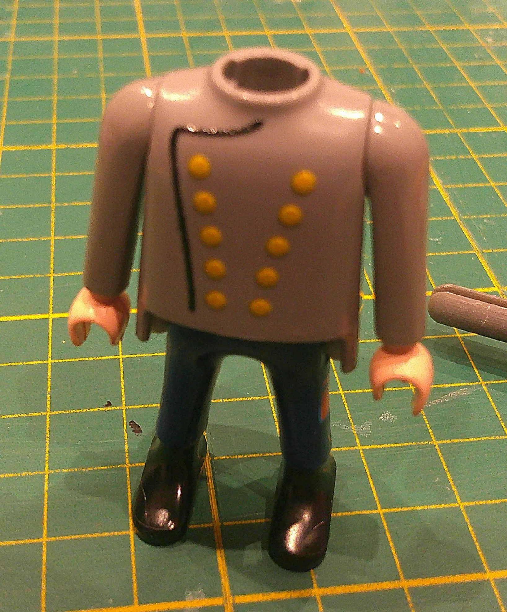 Custom Playmobil Décalcomanie adhésive - ACW - 1900 - plastron jaune 2 N63