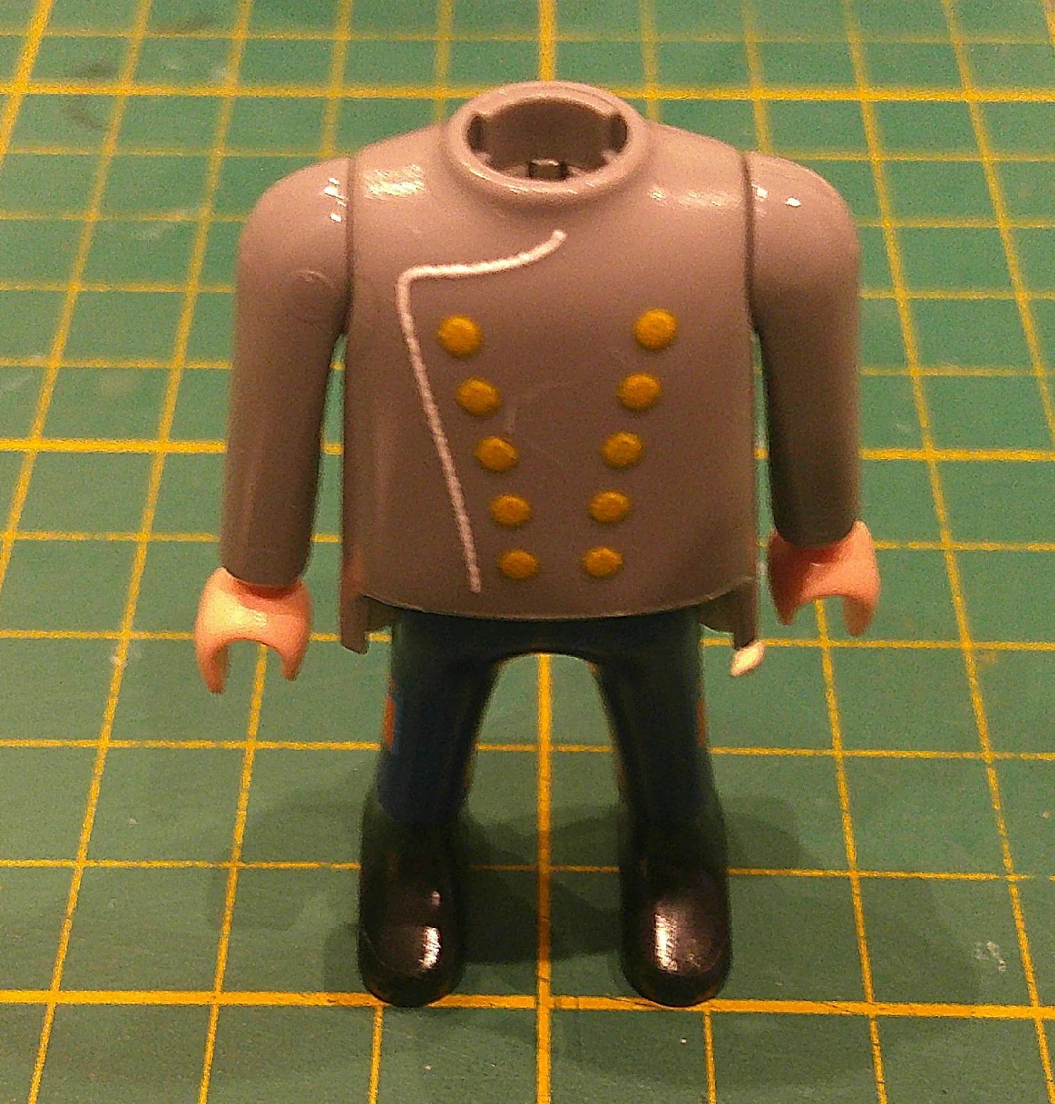 Custom Playmobil Décalcomanie adhésive - ACW - 1900 - plastron jaune 2 N73