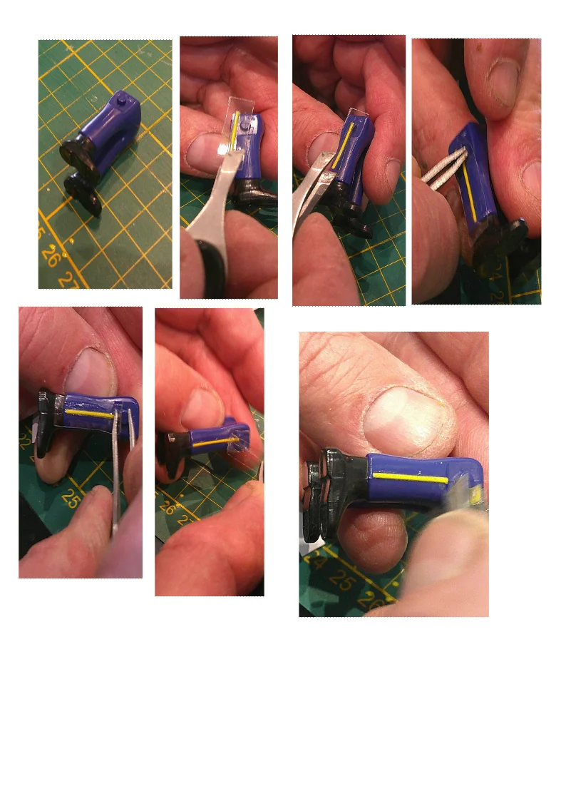 Custom Playmobil Décalcomanie adhésive - ACW - 2 bandes galon pantalon bleu N33