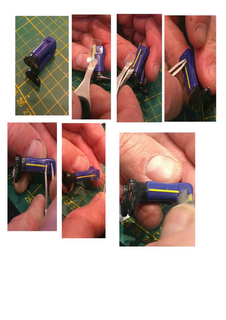 Custom Playmobil Décalcomanie adhésive - ACW - 2 bandes galon pantalon jaune N31