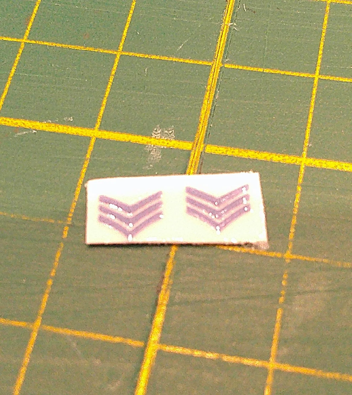 Custom Playmobil Décalcomanie adhésive - ACW - Galons bleu 009