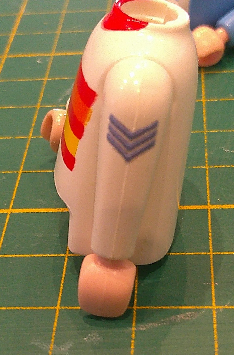 Custom Playmobil Décalcomanie adhésive - ACW - Galons bleu 009