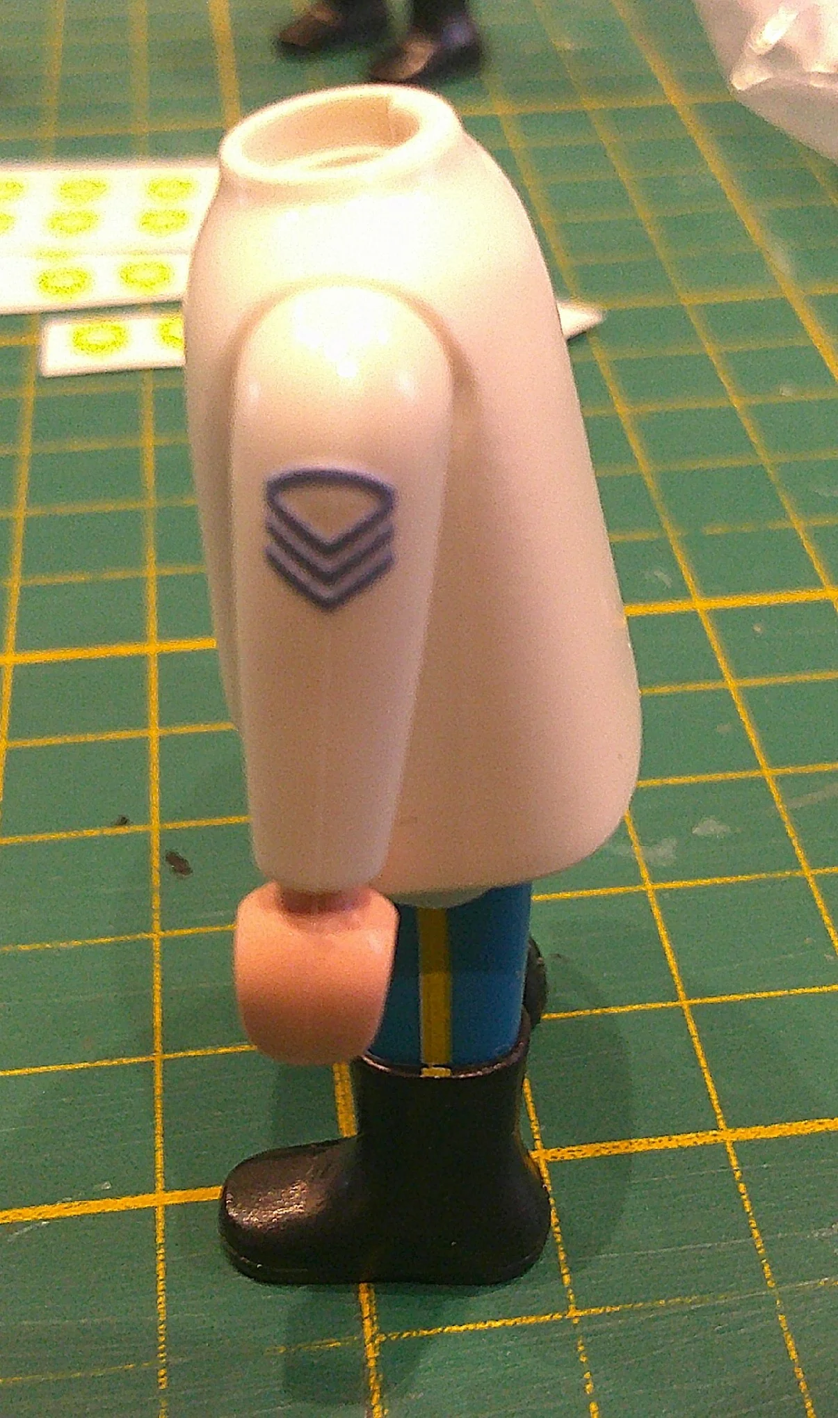 Custom Playmobil Décalcomanie adhésive - ACW - Galons bleu 012