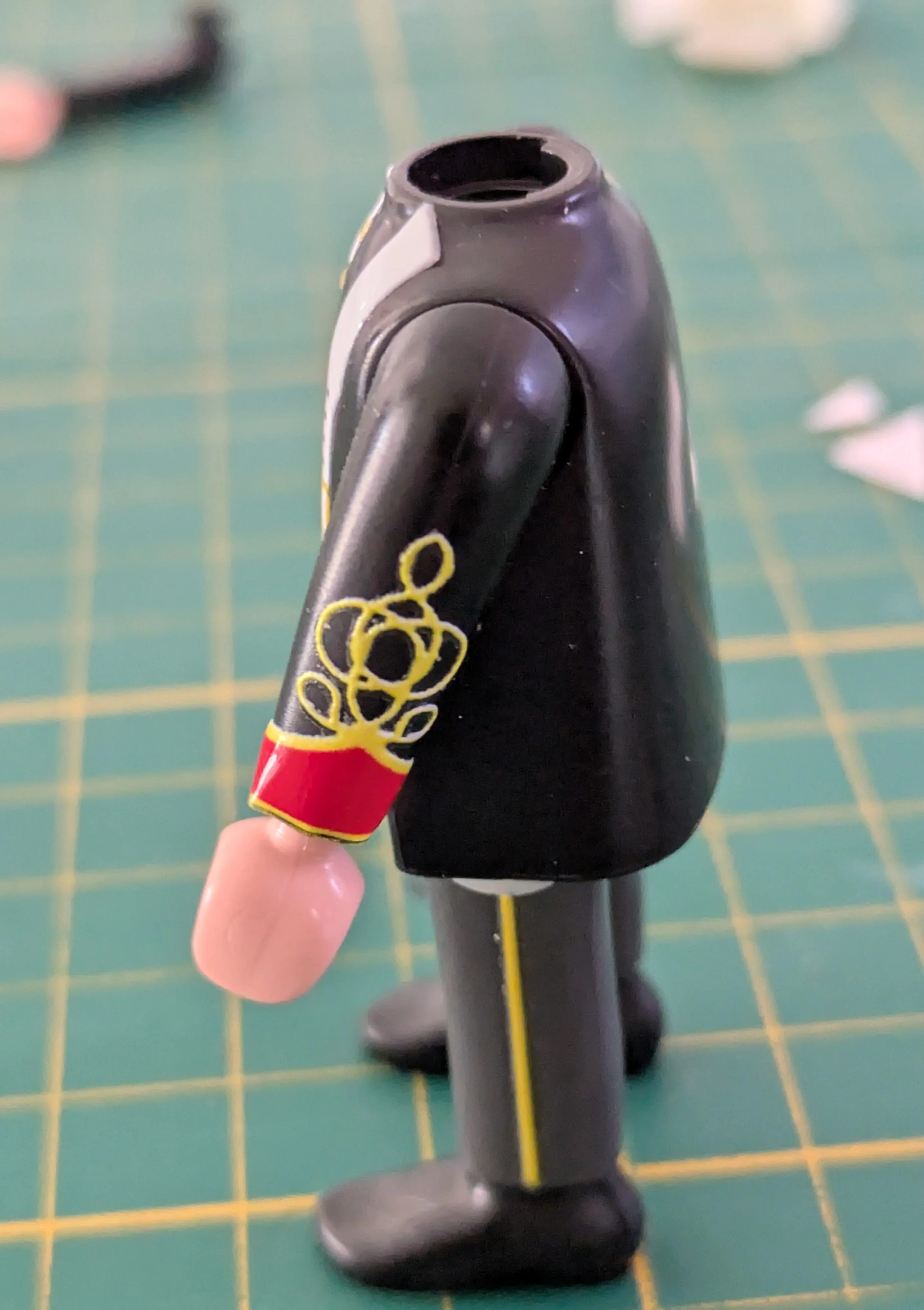 Custom Playmobil Décalcomanie adhésive - ACW - Galons de manche 023