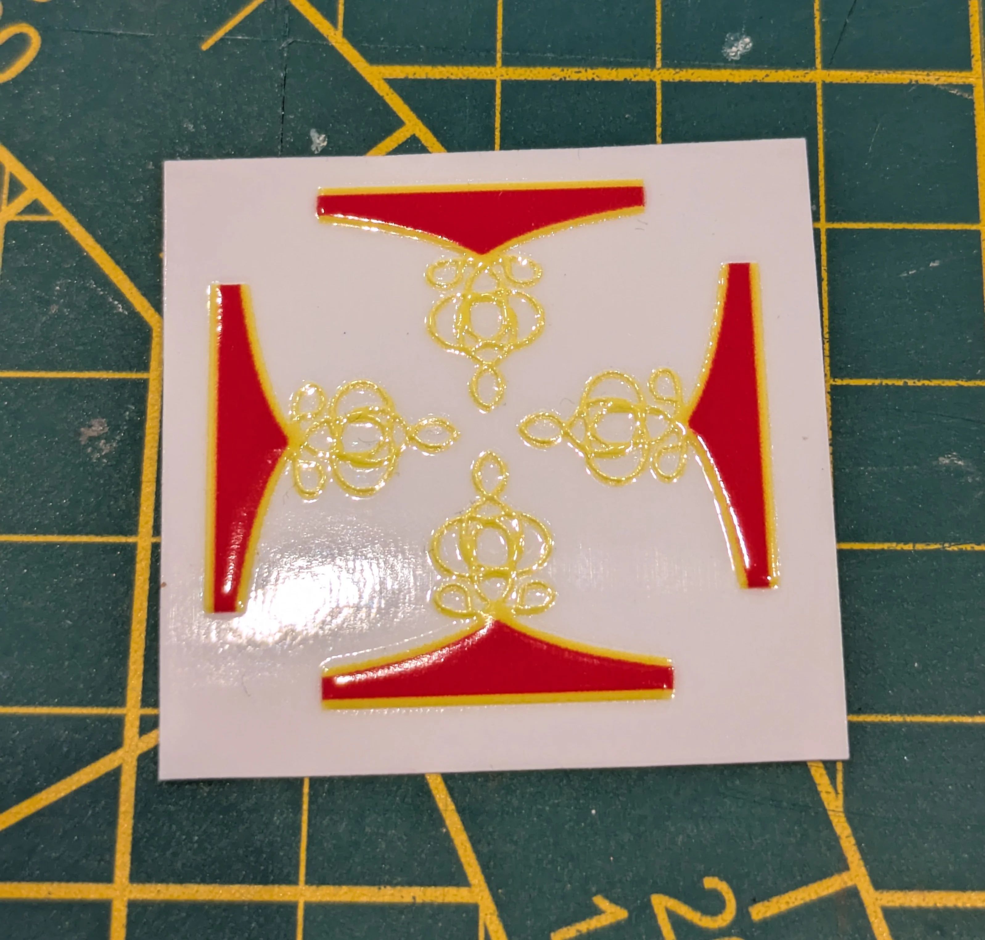 Custom Playmobil Décalcomanie adhésive - ACW - Galons de manche 023