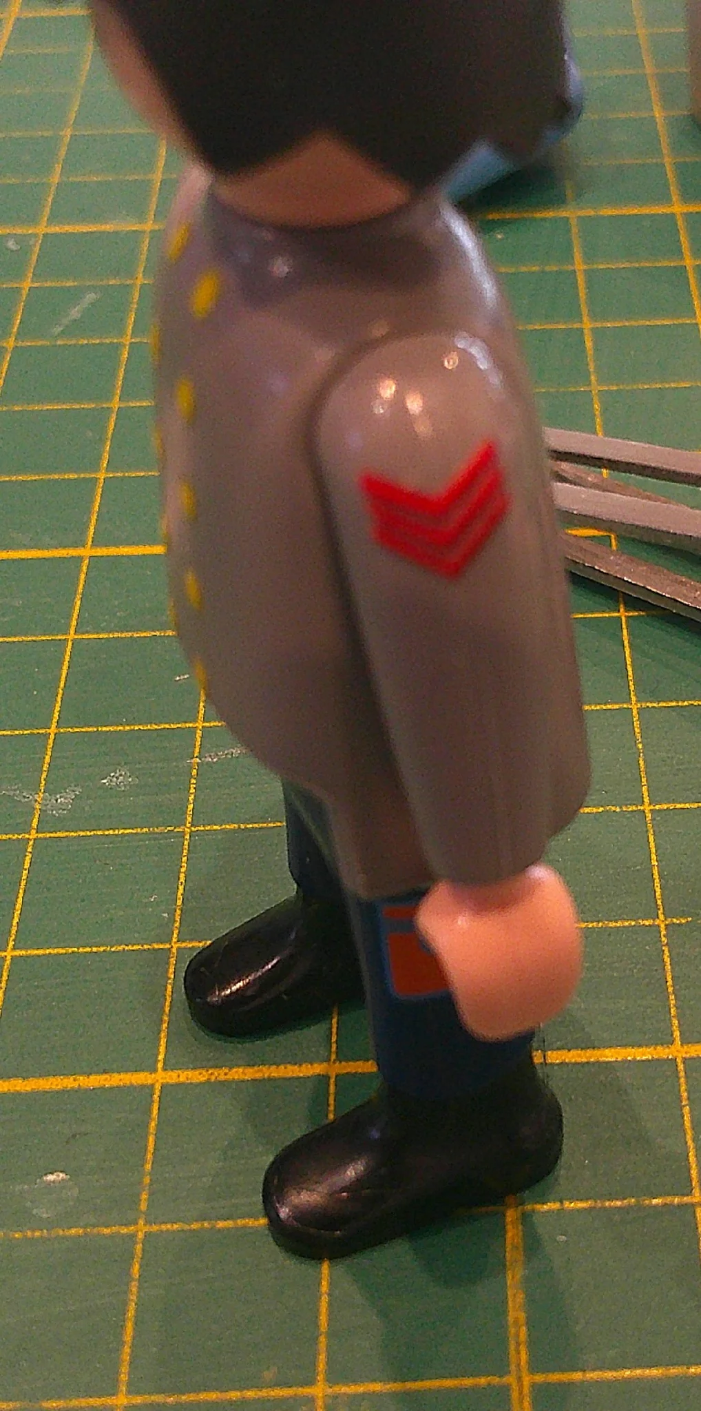 Custom Playmobil Décalcomanie adhésive - ACW - Galons rouge 006