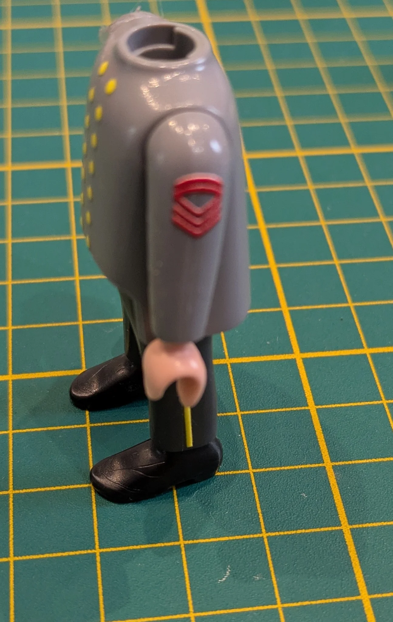 Custom Playmobil Décalcomanie adhésive - ACW - Galons rouge 014