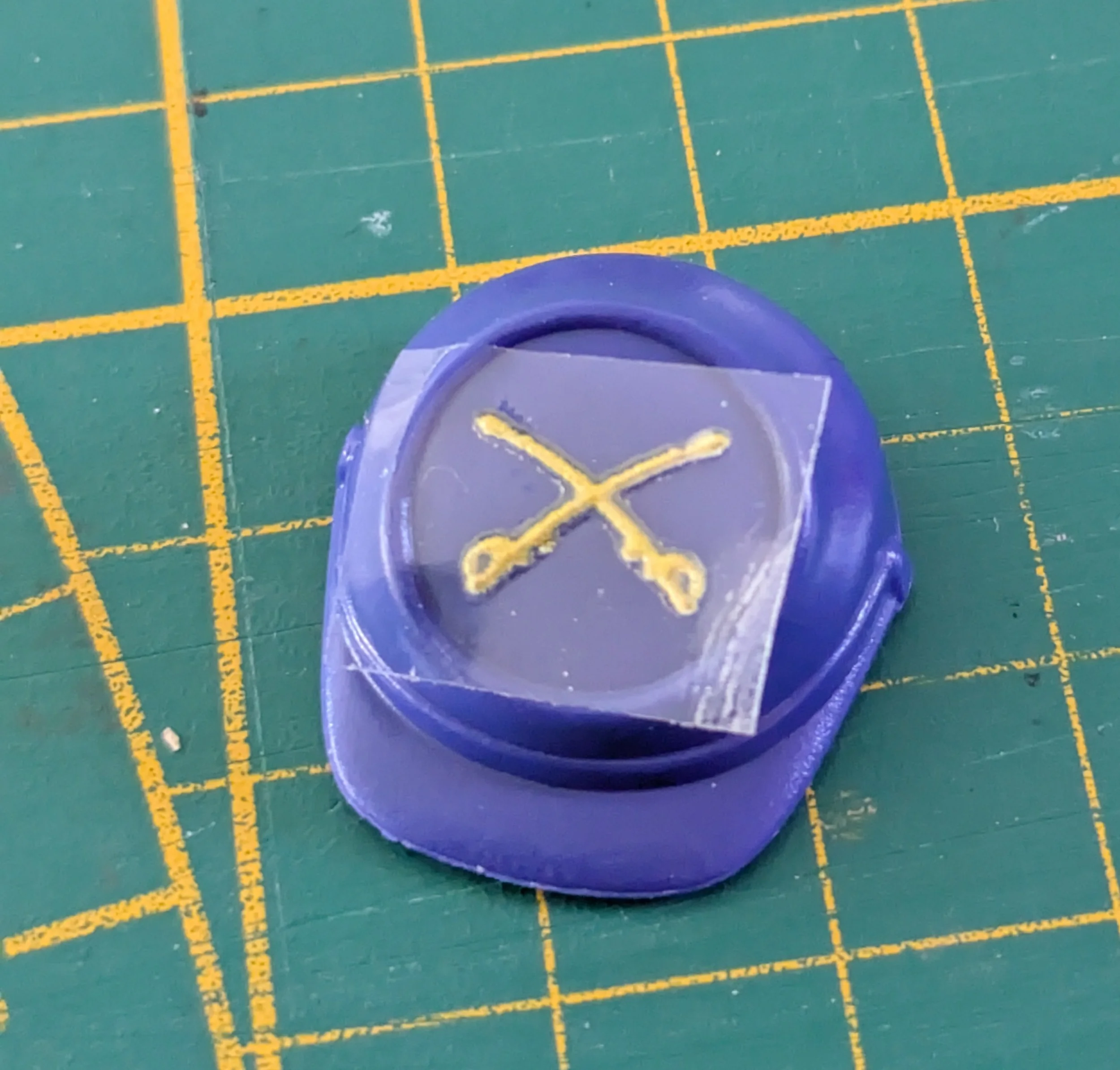 Custom Playmobil Décalcomanie adhésive - ACW - insigne casquette N40