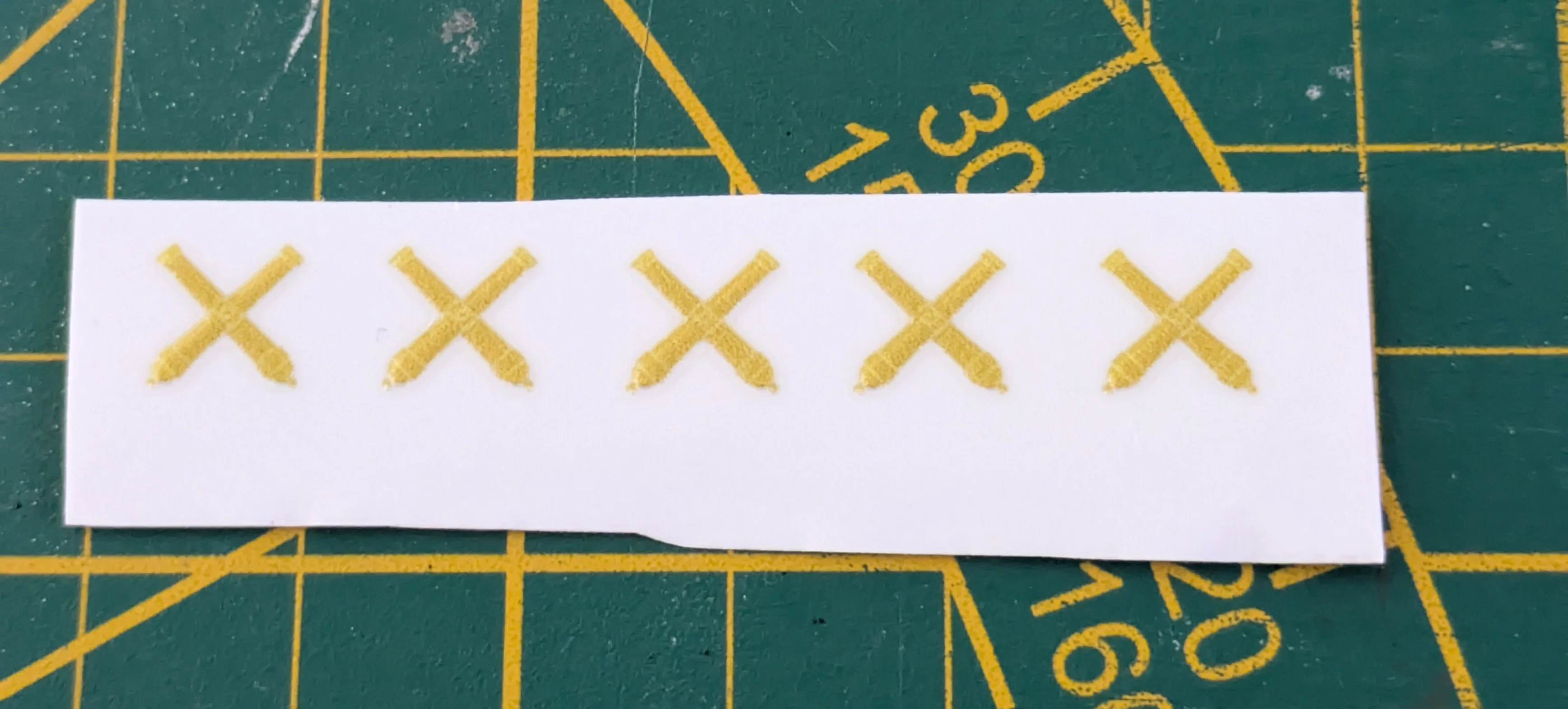 Custom Playmobil Décalcomanie adhésive - ACW - insigne casquette N41