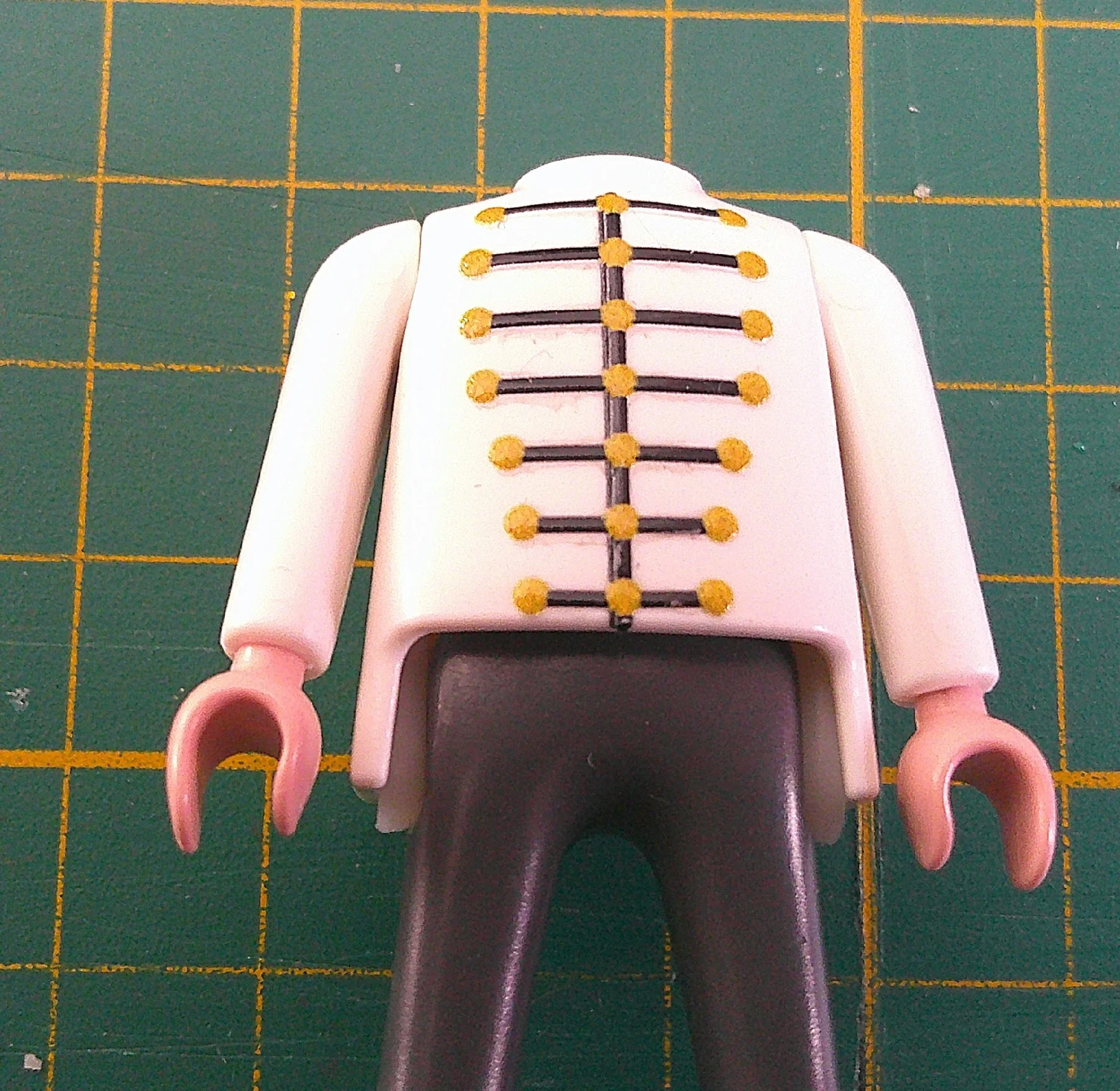 Custom Playmobil Décalcomanie adhésive - ACW - Napoléon - plastron noir N120