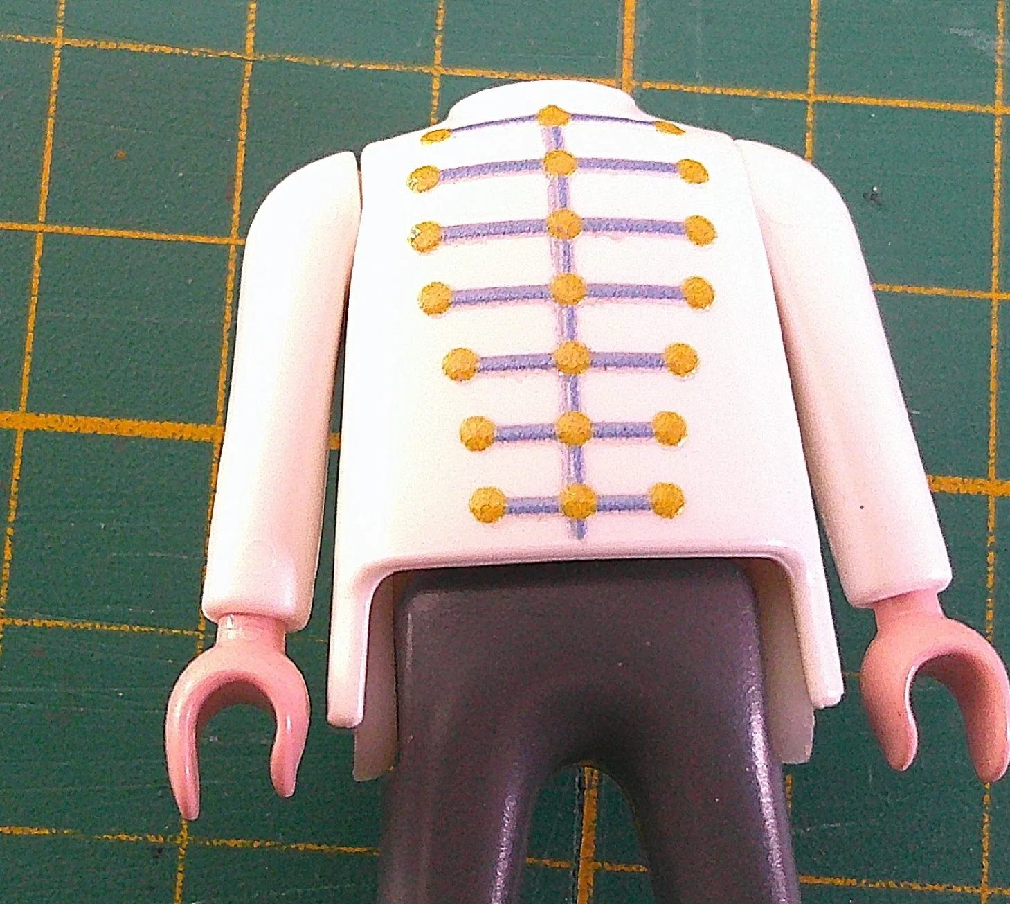 Custom Playmobil Décalcomanie adhésive - ACW - Napoléon - plastron noir N121