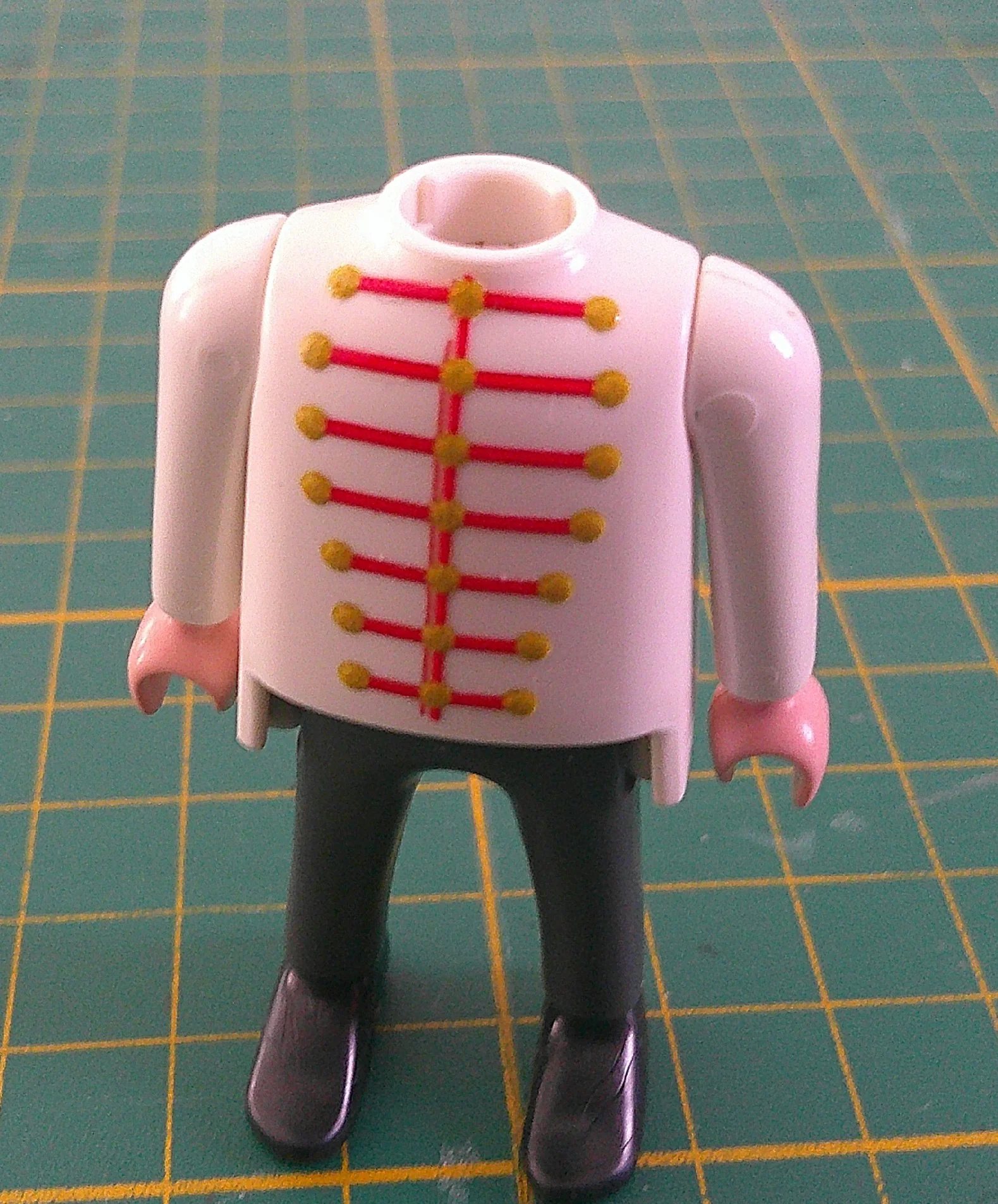 Custom Playmobil Décalcomanie adhésive - ACW - Napoléon - plastron rouge N122