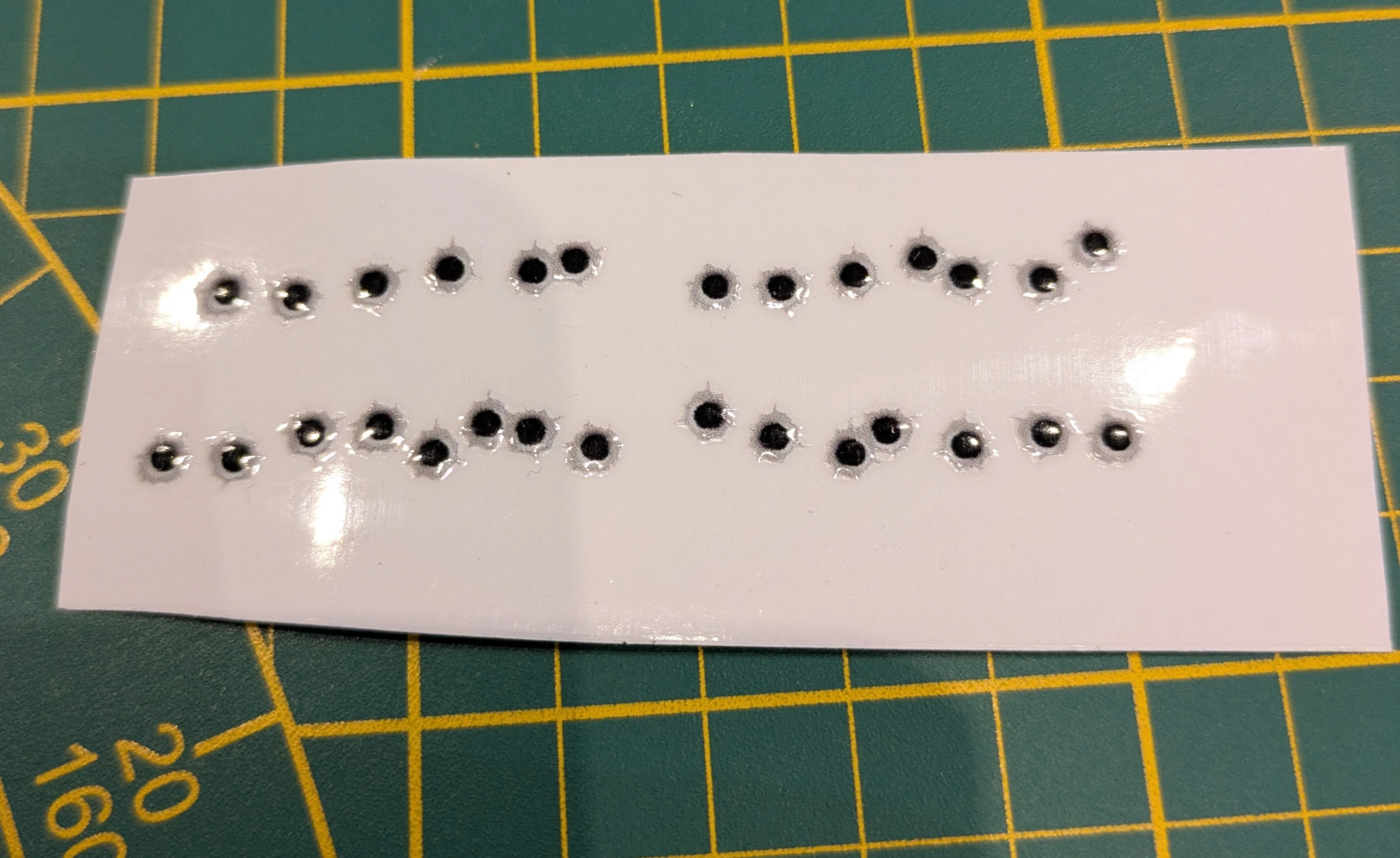 Custom Playmobil Décalcomanie adhésive - impacts de balles N 210