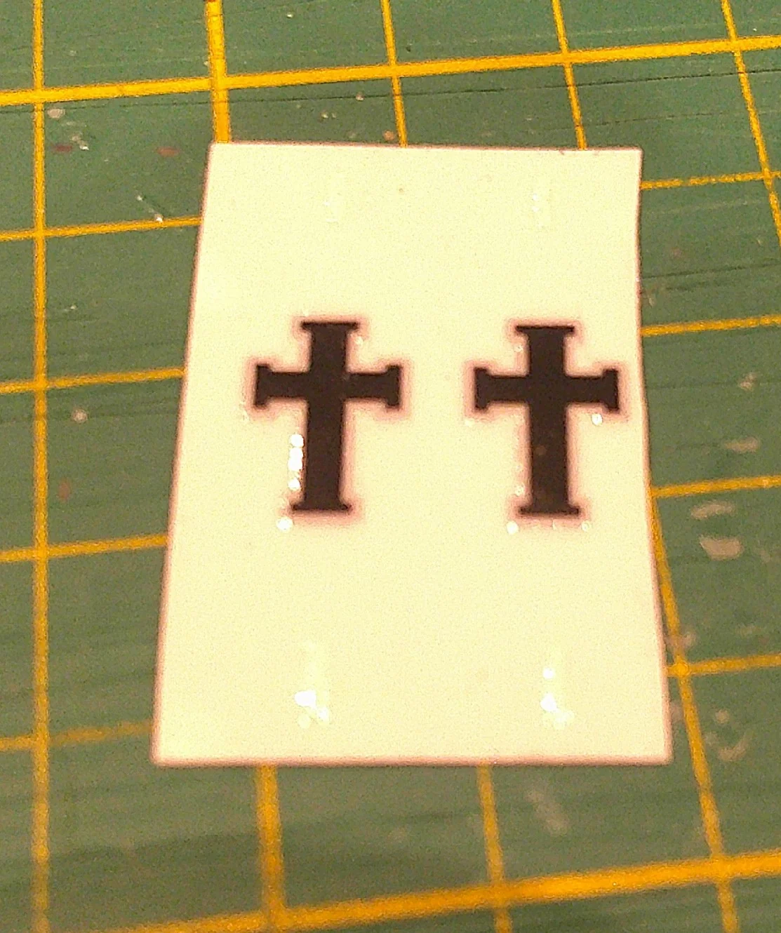 Custom Playmobil Décalcomanie adhésive - Plastron Templiers N 200