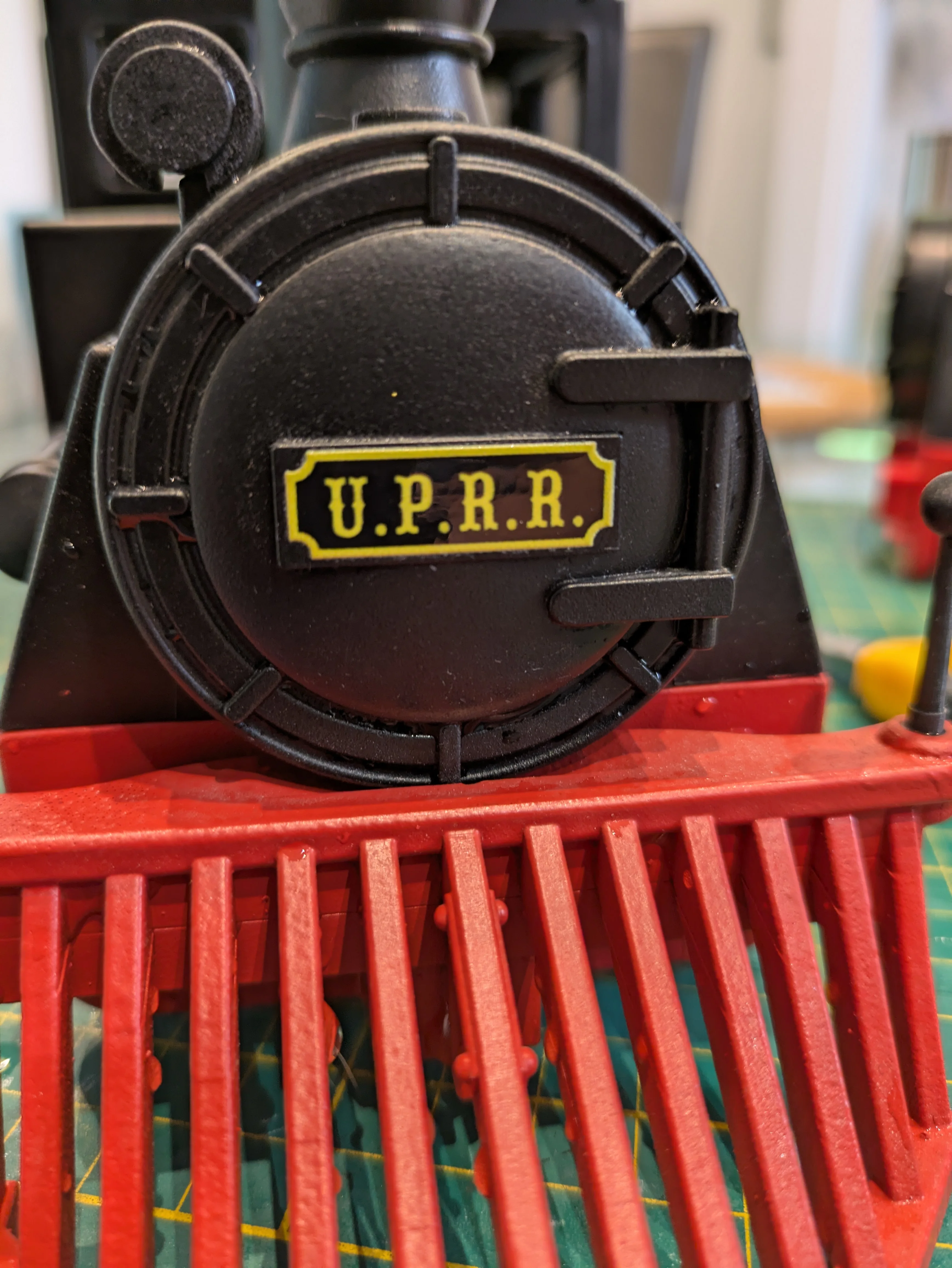 Custom Playmobil Décalcomanie adhésive - train 3958 - UPRR N 22