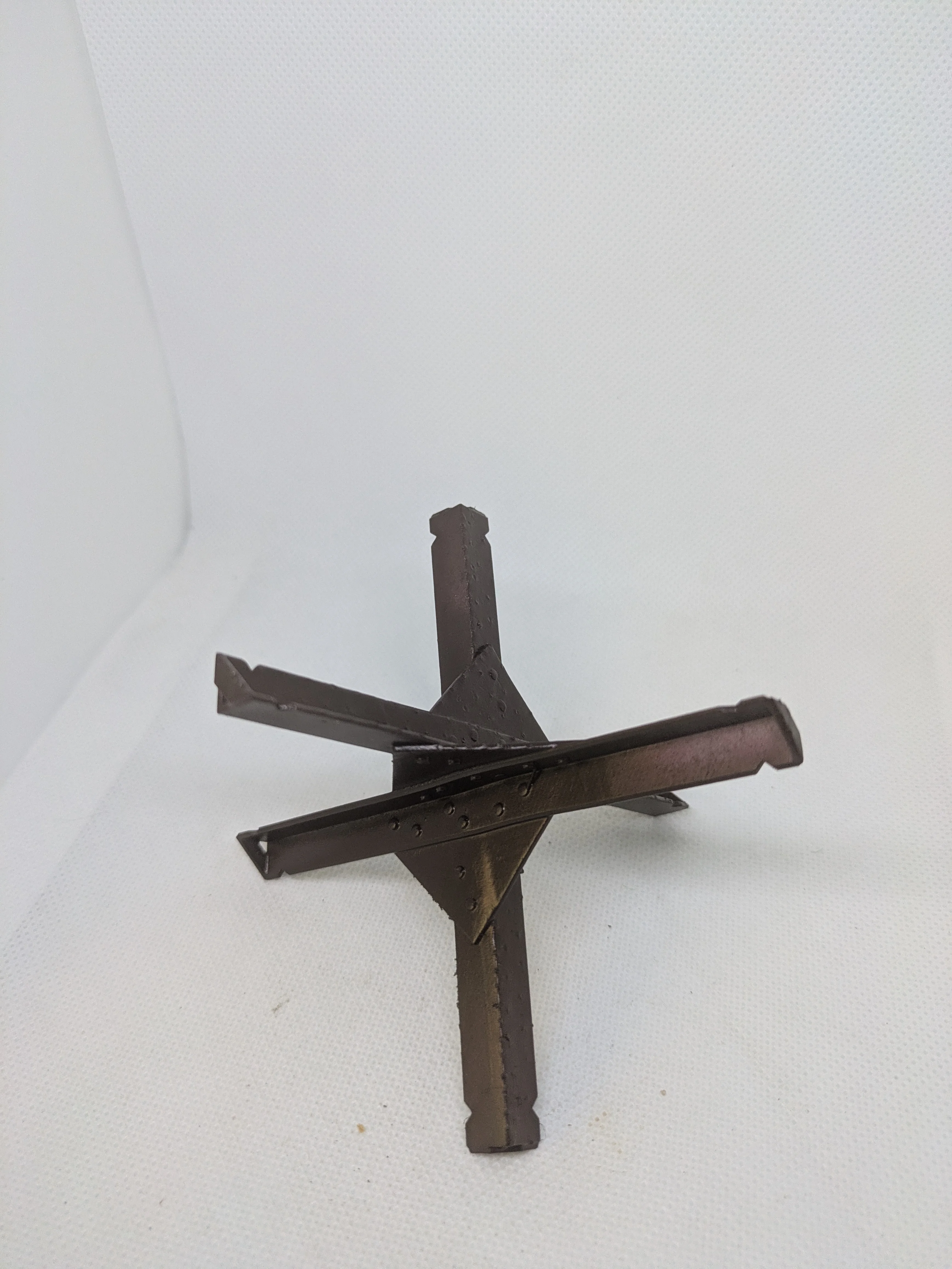 Custom Playmobil WW2 - Hérisson Tchèque anti char peint N°404 - sans personnage