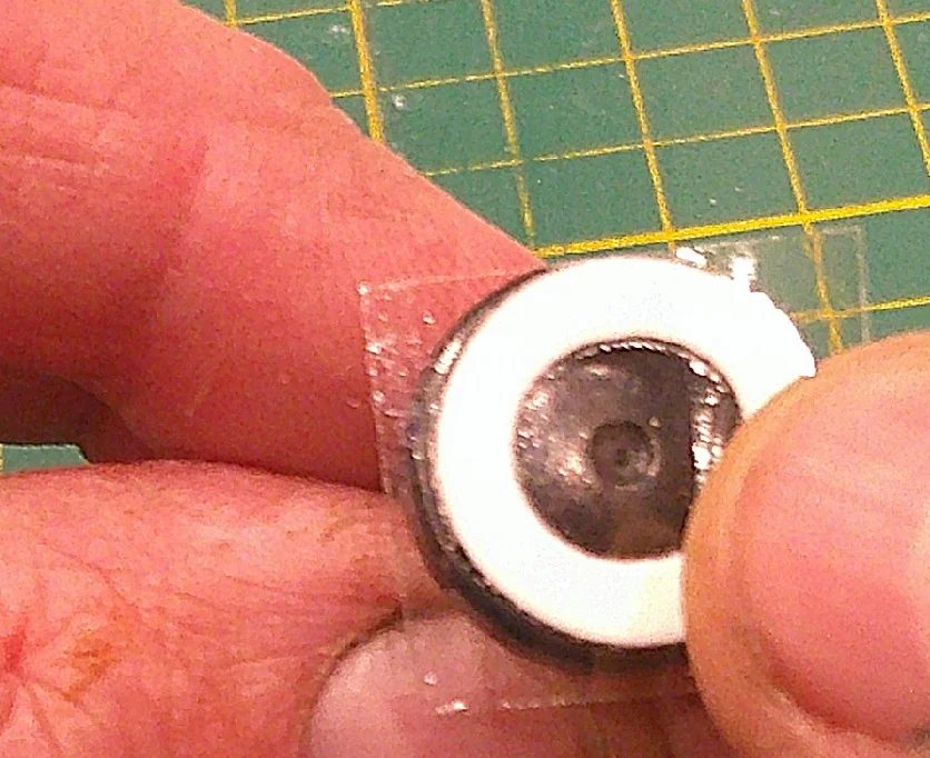 Custom train Playmobil Décalcomanie adhésive - 4 rond blanc tampons locomotive