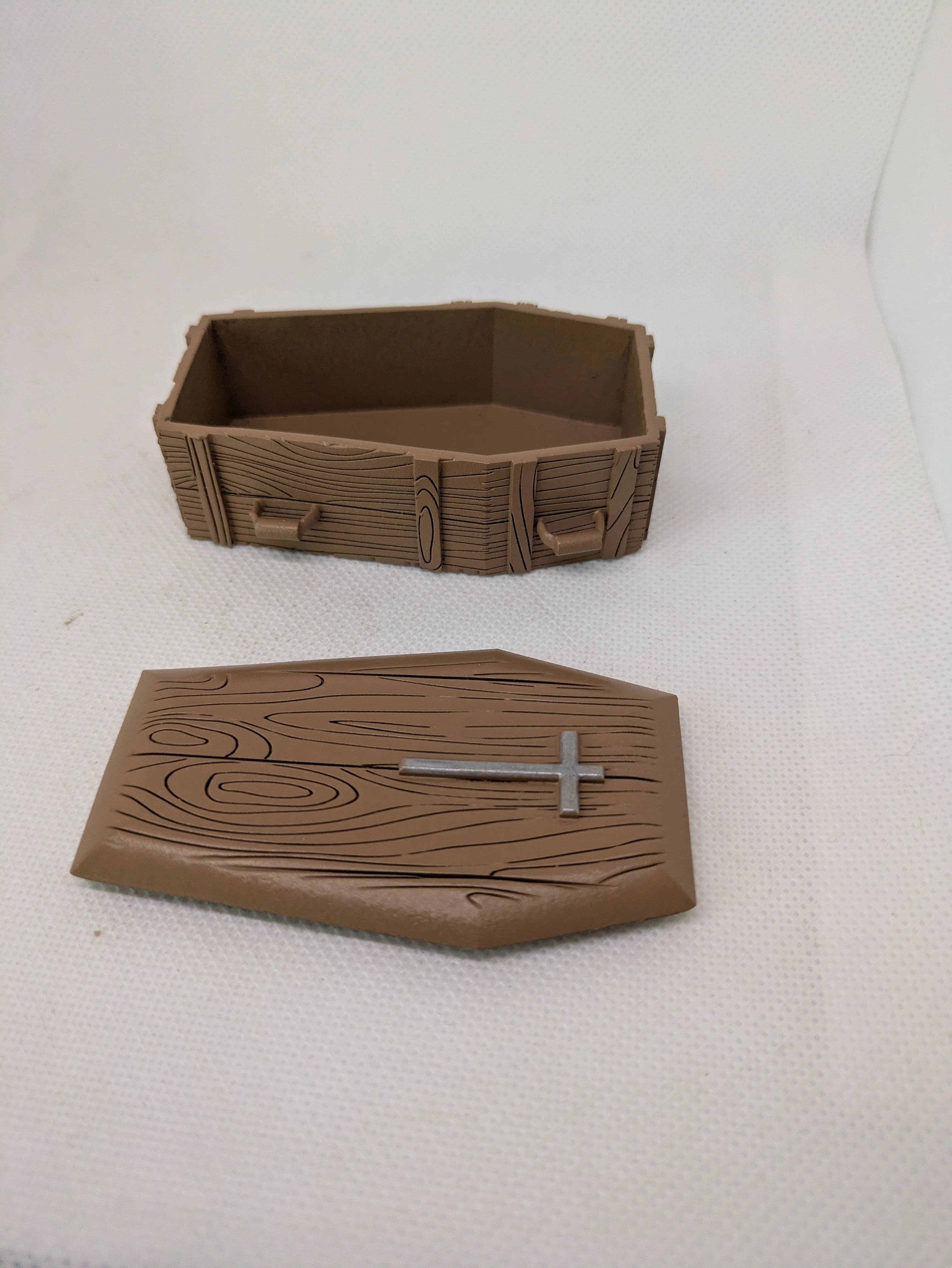 Custom western compatible Playmobil en 3D - 1 cercueil diorama N 01 déjà peint