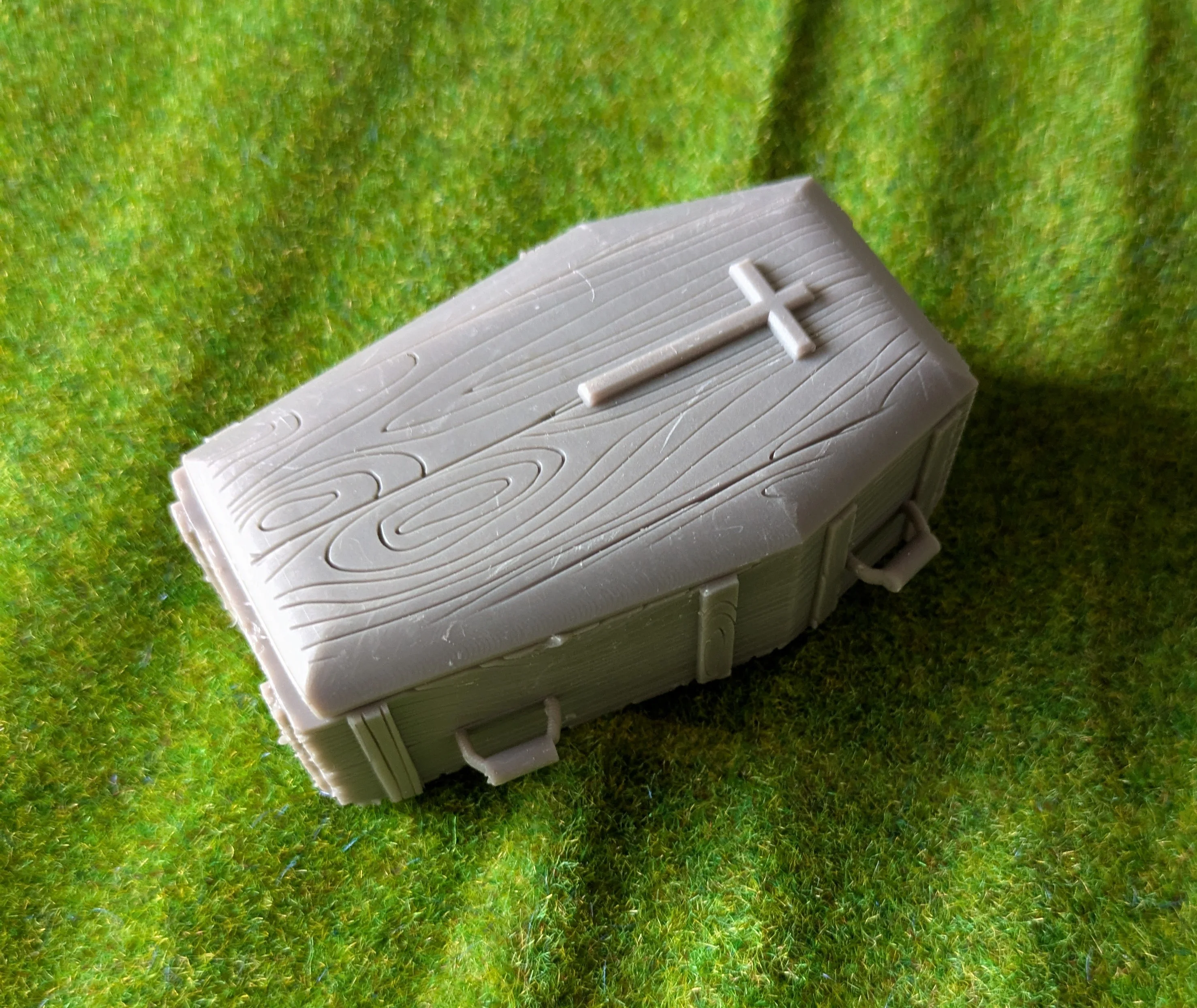 Custom western compatible Playmobil en 3D - 1 cercueil diorama N 01