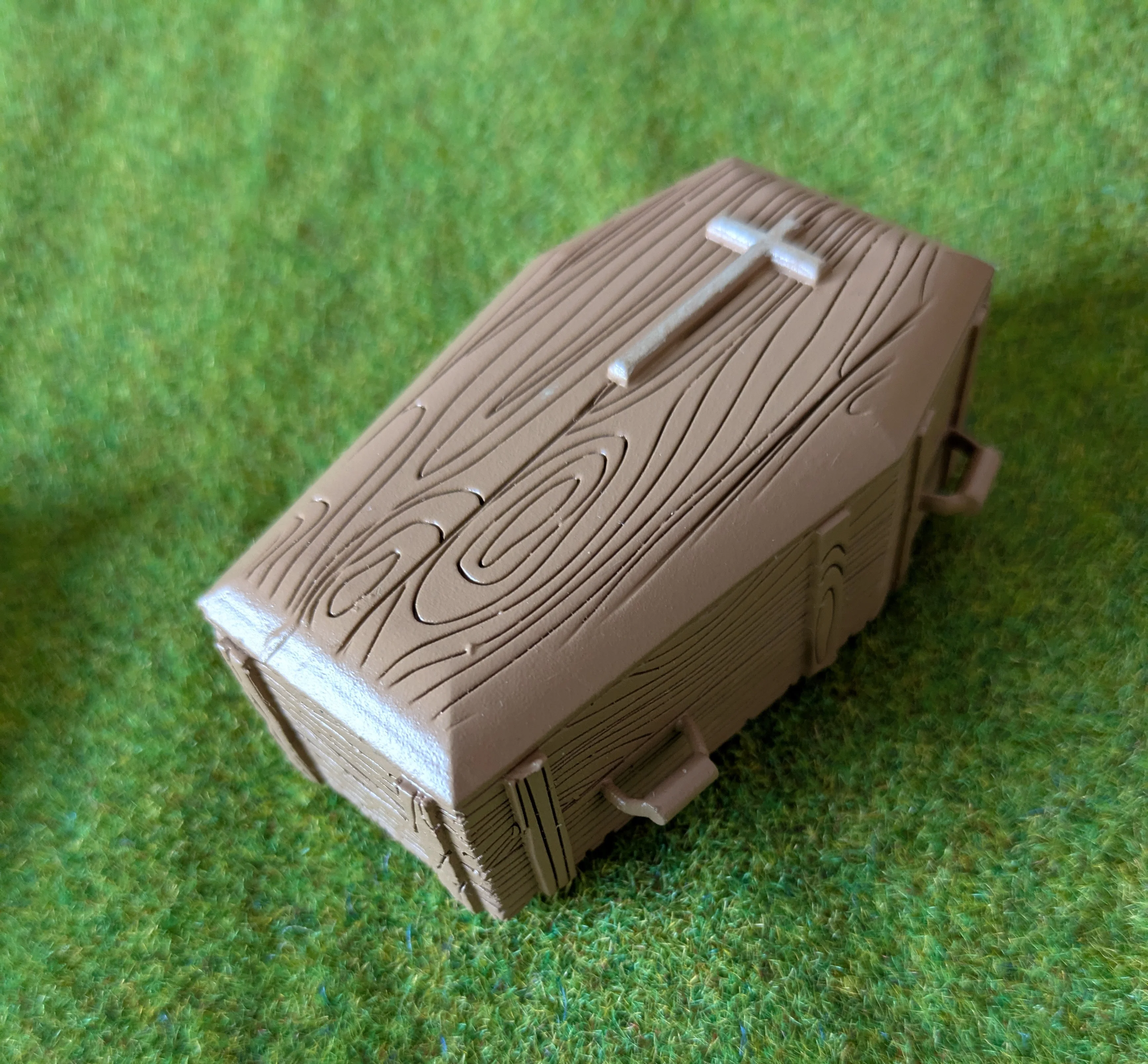 Custom western compatible Playmobil en 3D - 1 cercueil diorama N 01