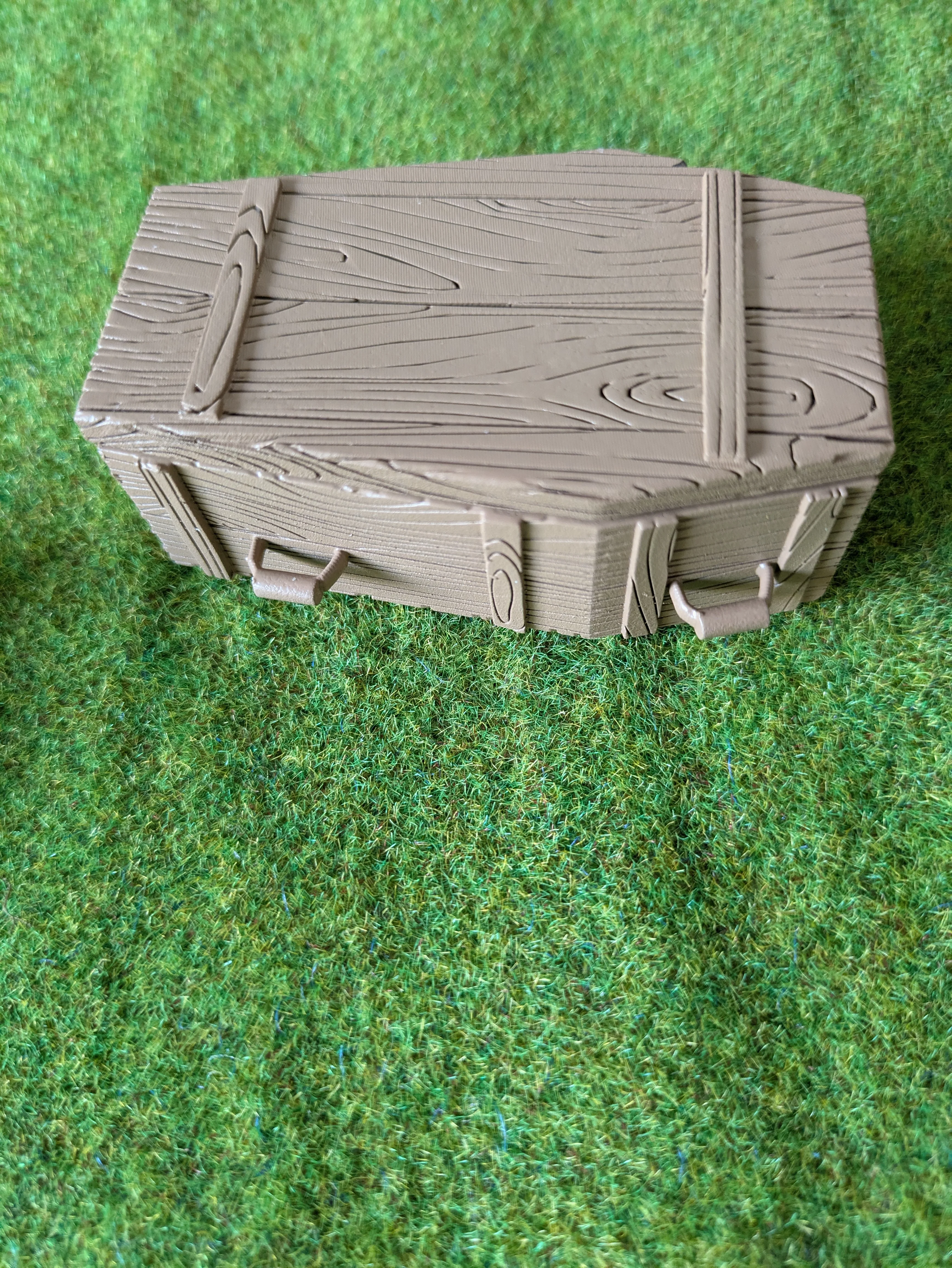 Custom western compatible Playmobil en 3D - 1 cercueil diorama N 02