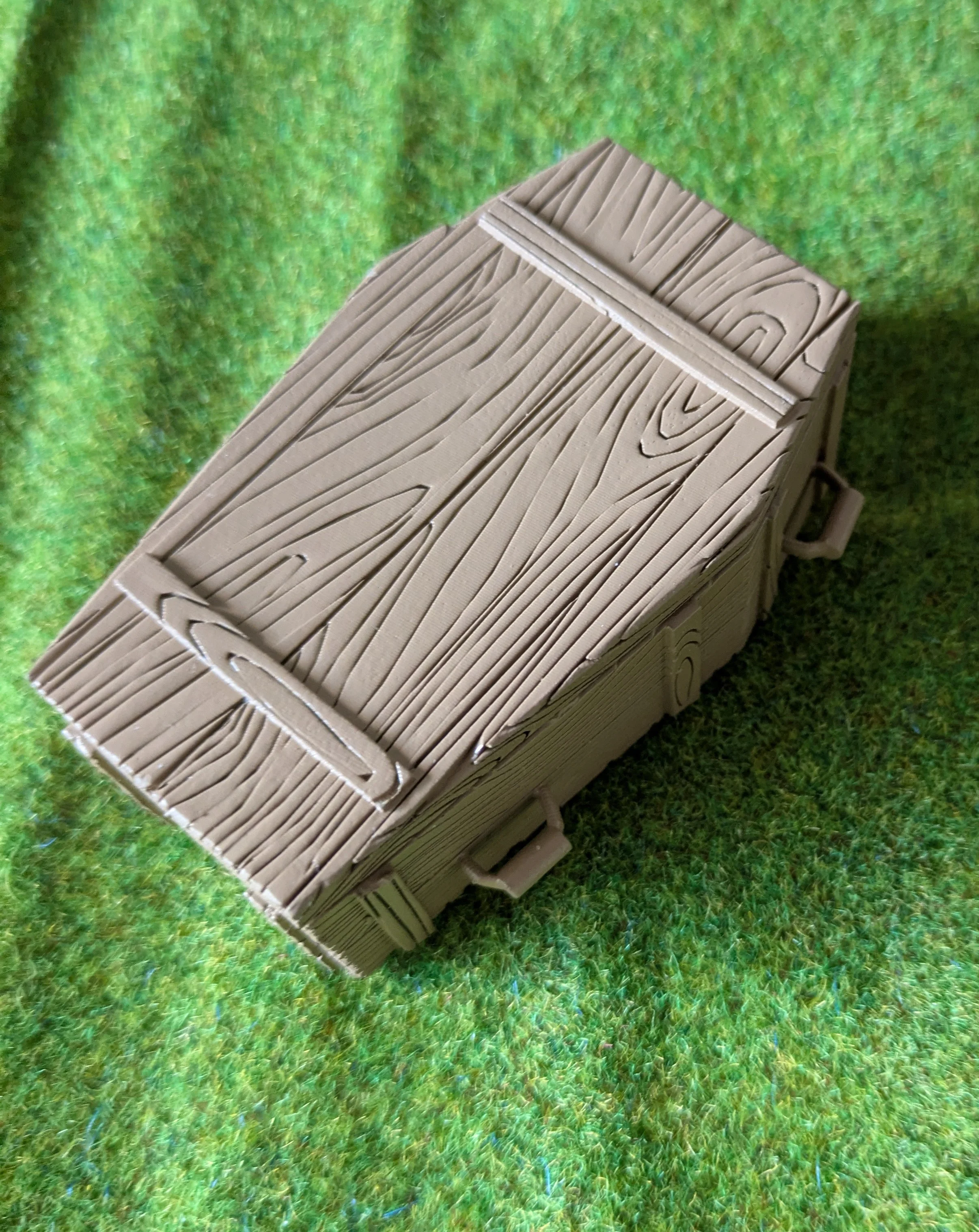 Custom western compatible Playmobil en 3D - 1 cercueil diorama N 02