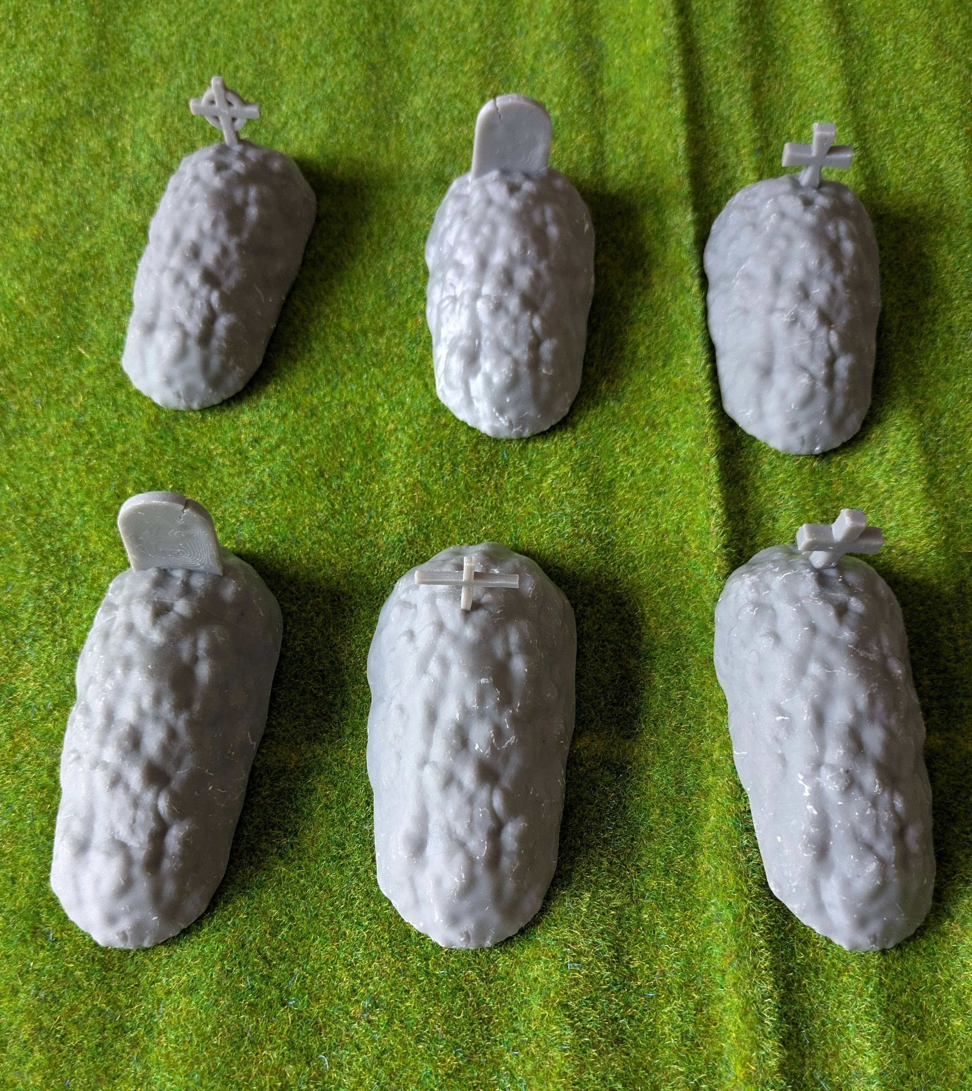 Custom western compatible Playmobil en 3D - 1 tombe diorama N 01