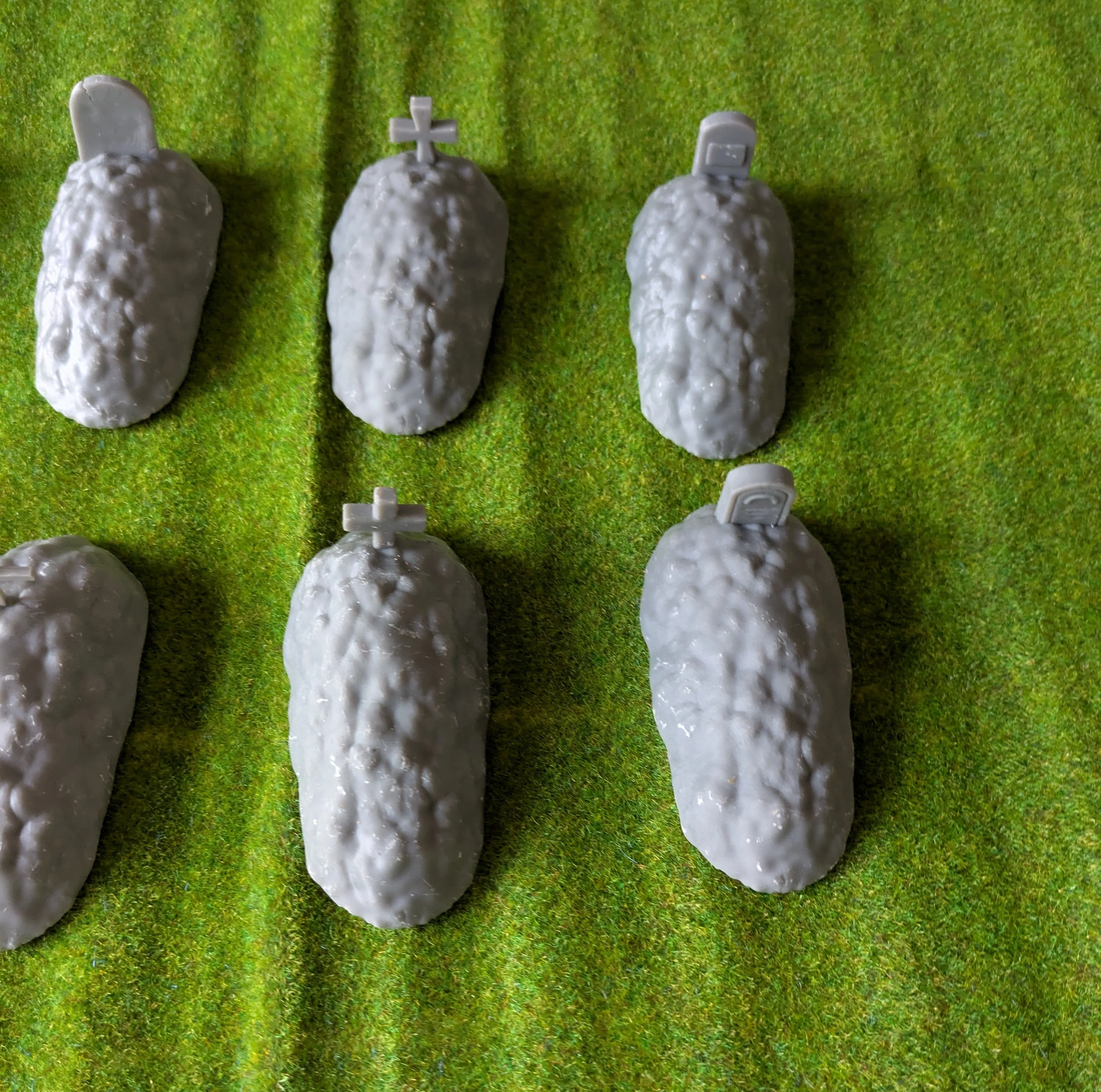 Custom western compatible Playmobil en 3D - 1 tombe diorama N 01